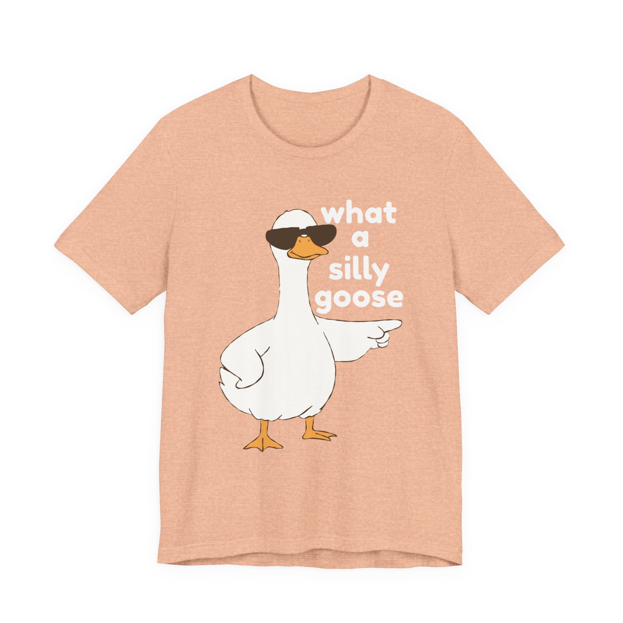 What a Silly Goose T-Shirt — Funny Cartoon Goose Tee for Animal Lovers