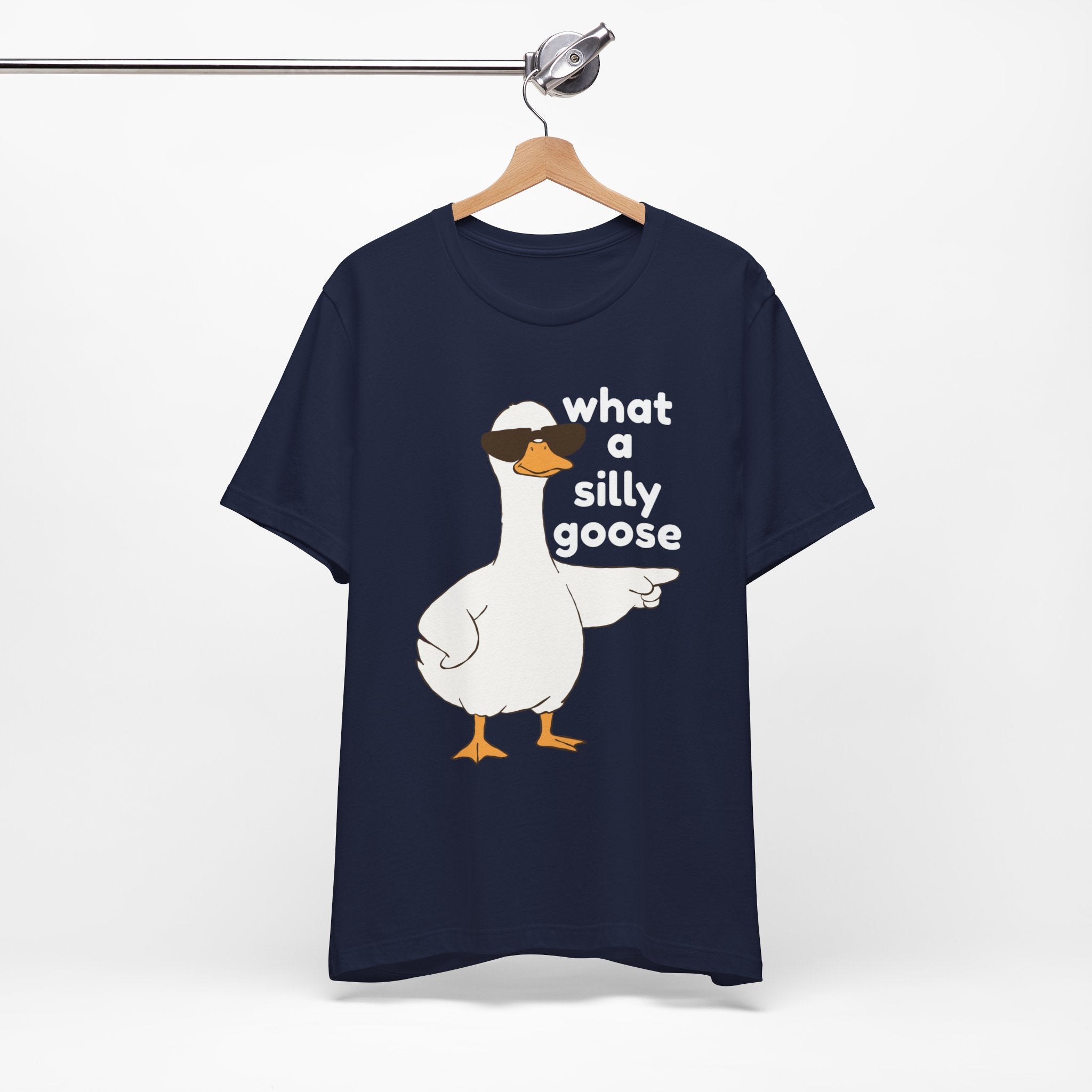 What a Silly Goose T-Shirt — Funny Cartoon Goose Tee for Animal Lovers