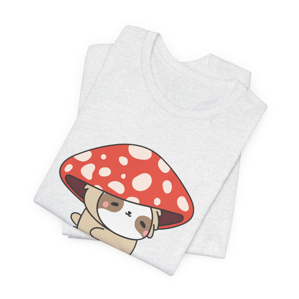 Don't Be Suspicious Mushroom Sloth T-Shirt — Cute Funny Graphic Tee