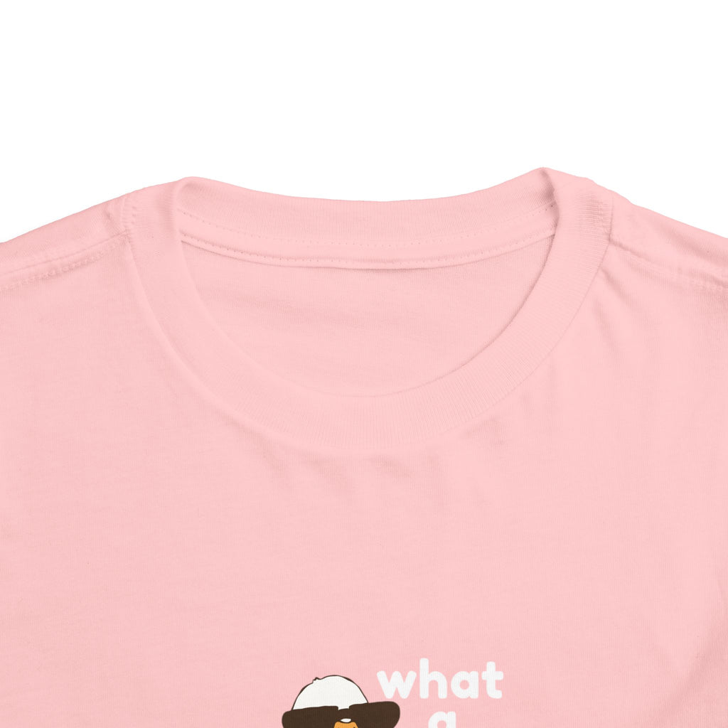 Toddler Tee — 'What a Silly Goose' Cute Goose Graphic Tee for Kids