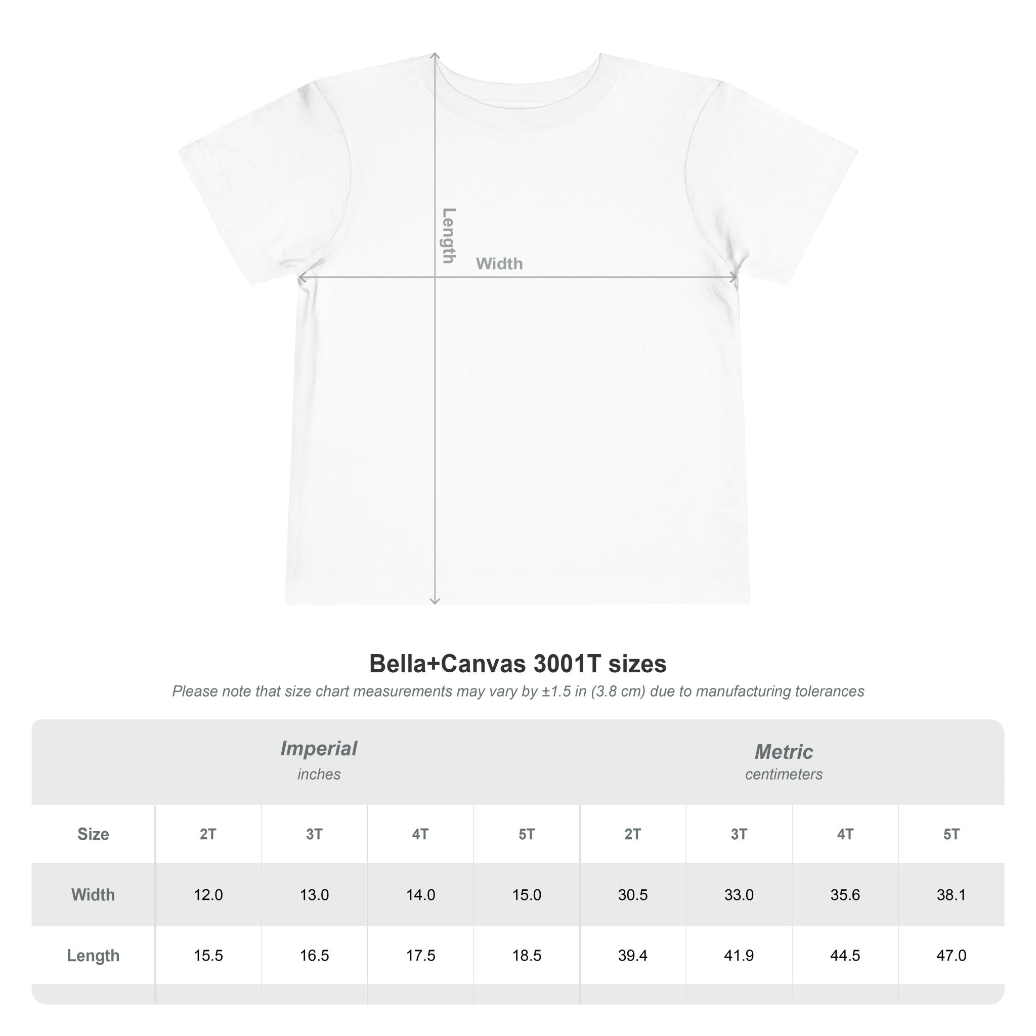 Toddler Tee — "Candy, Candy Canes, Candy Corn & Syrup" Holiday Candy Kids Shirt