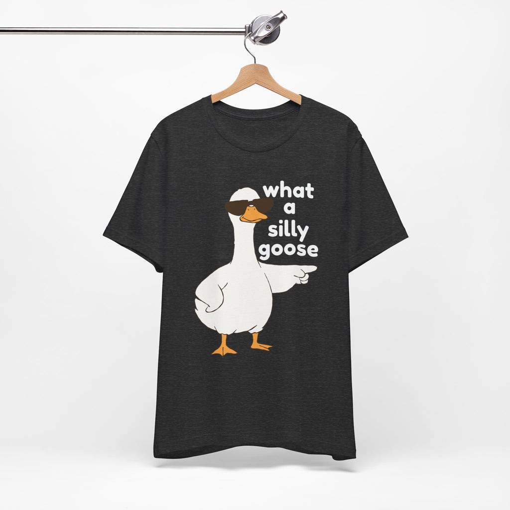 What a Silly Goose T-Shirt — Funny Cartoon Goose Tee for Animal Lovers