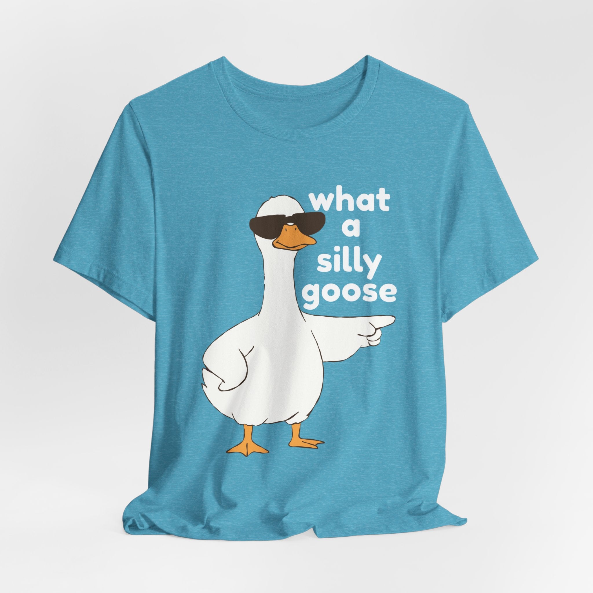 What a Silly Goose T-Shirt — Funny Cartoon Goose Tee for Animal Lovers