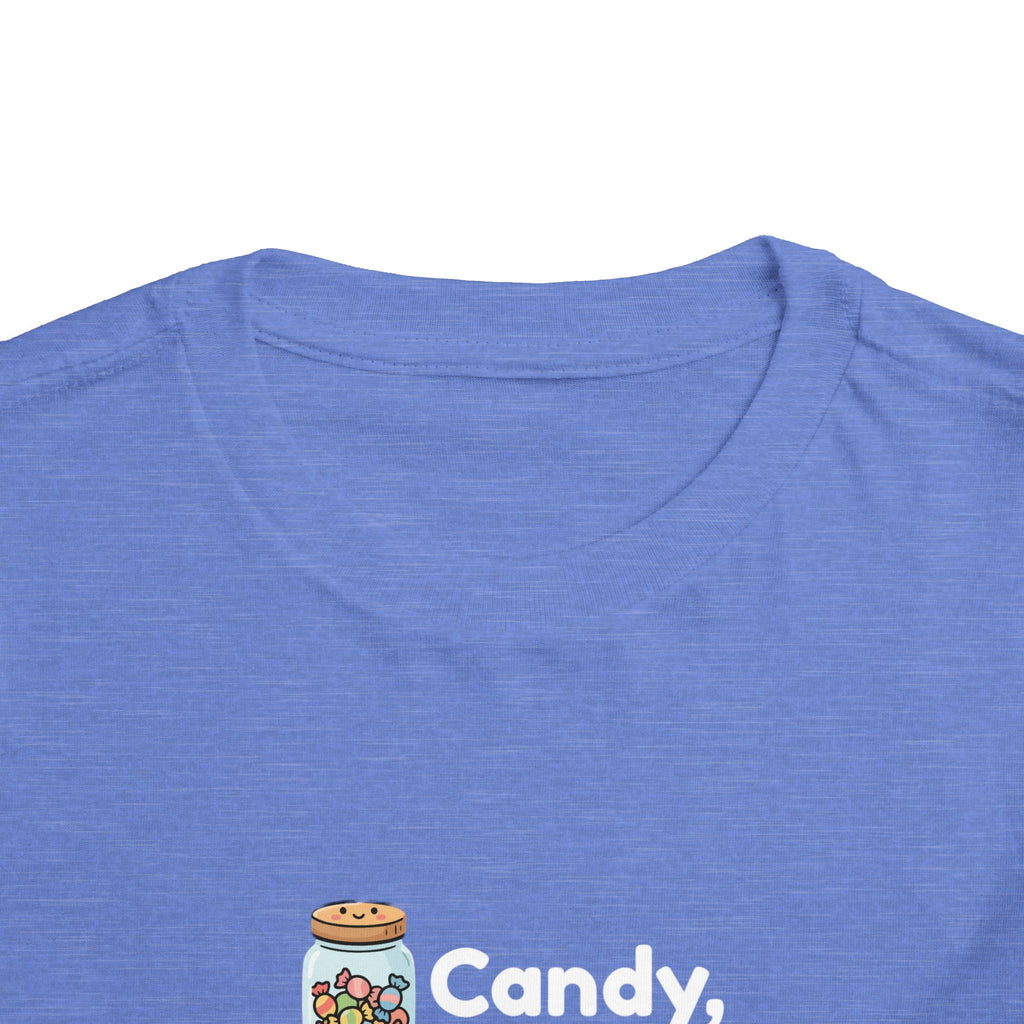 Toddler Tee — "Candy, Candy Canes, Candy Corn & Syrup" Holiday Candy Kids Shirt