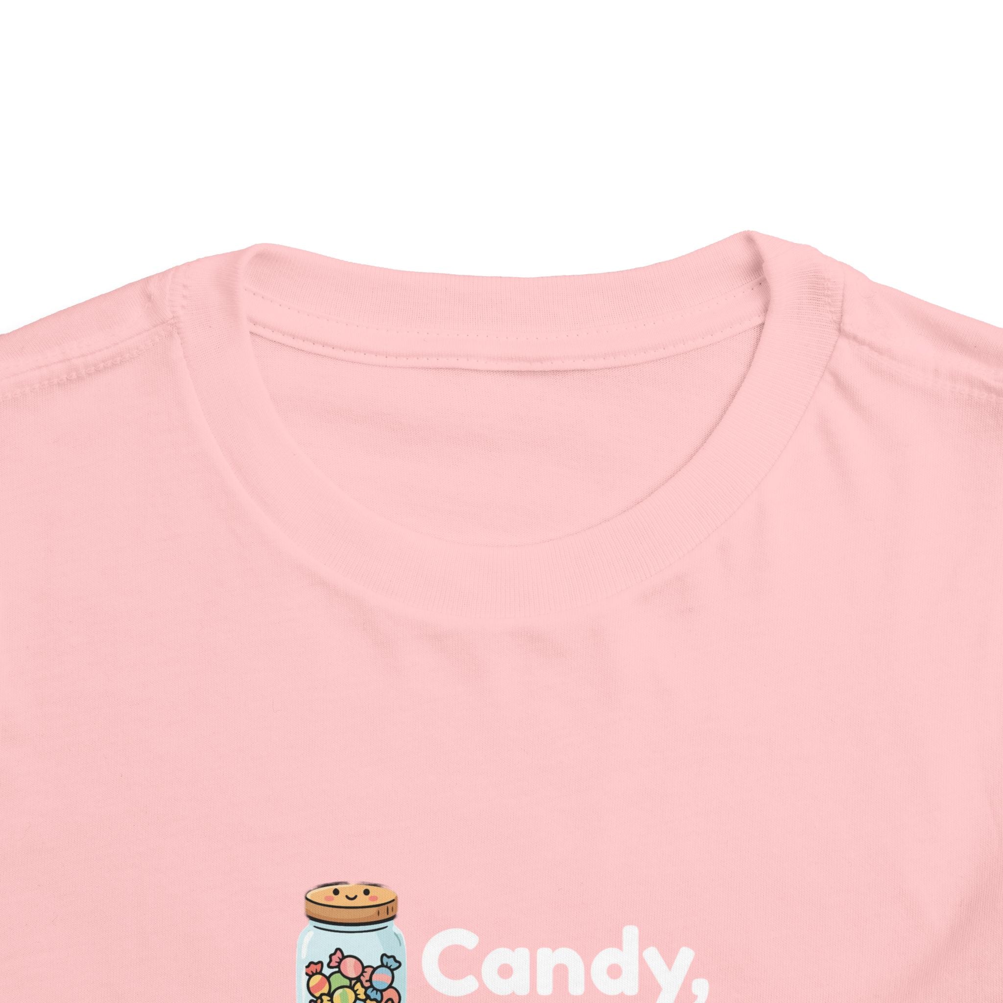 Toddler Tee — "Candy, Candy Canes, Candy Corn & Syrup" Holiday Candy Kids Shirt