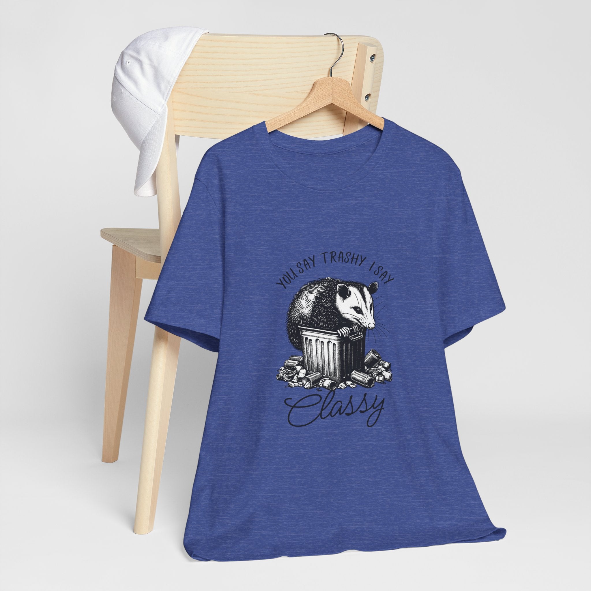 T‑Shirt — “You Say Trashy I Say Classy” Opossum Vintage Graphic Tee