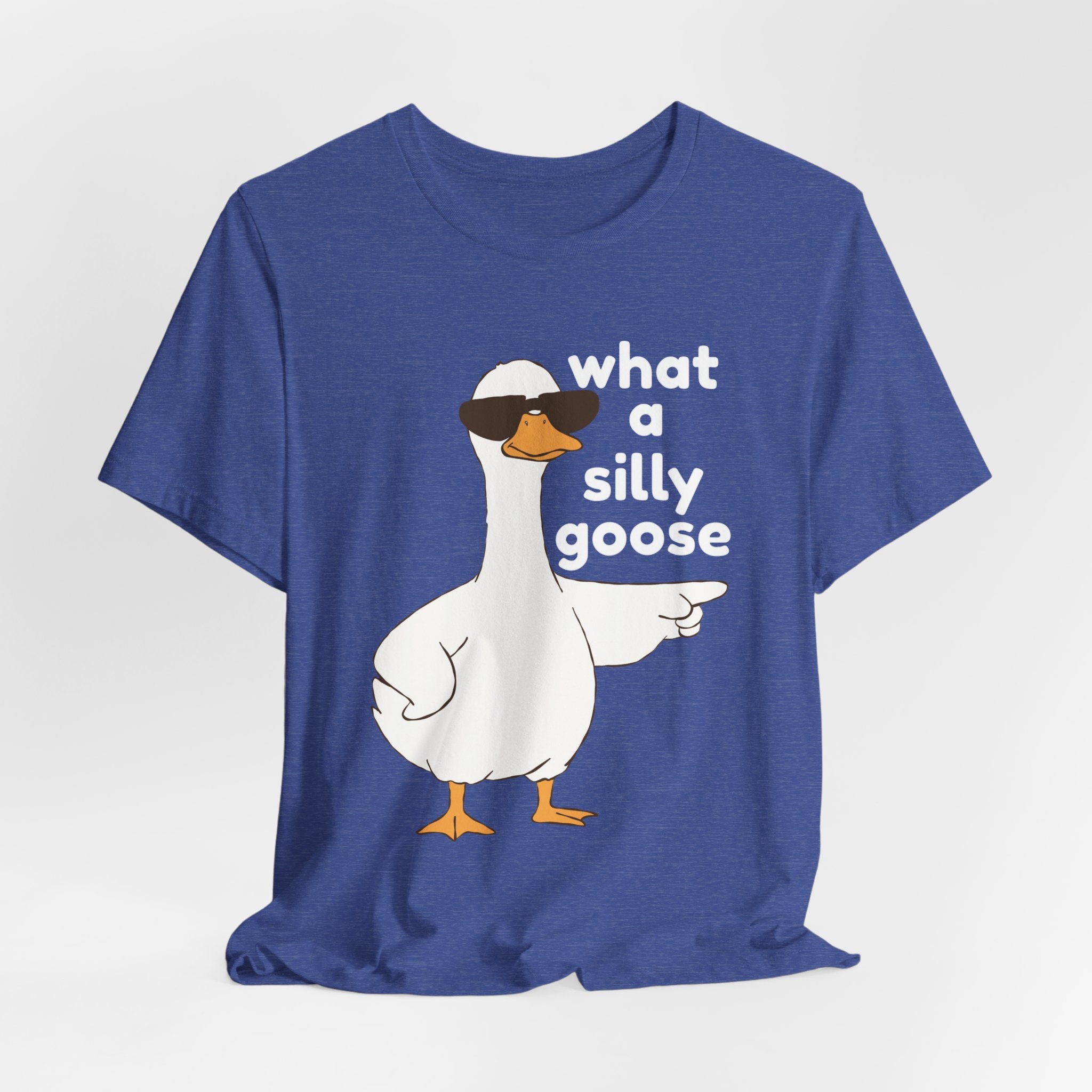 What a Silly Goose T-Shirt — Funny Cartoon Goose Tee for Animal Lovers