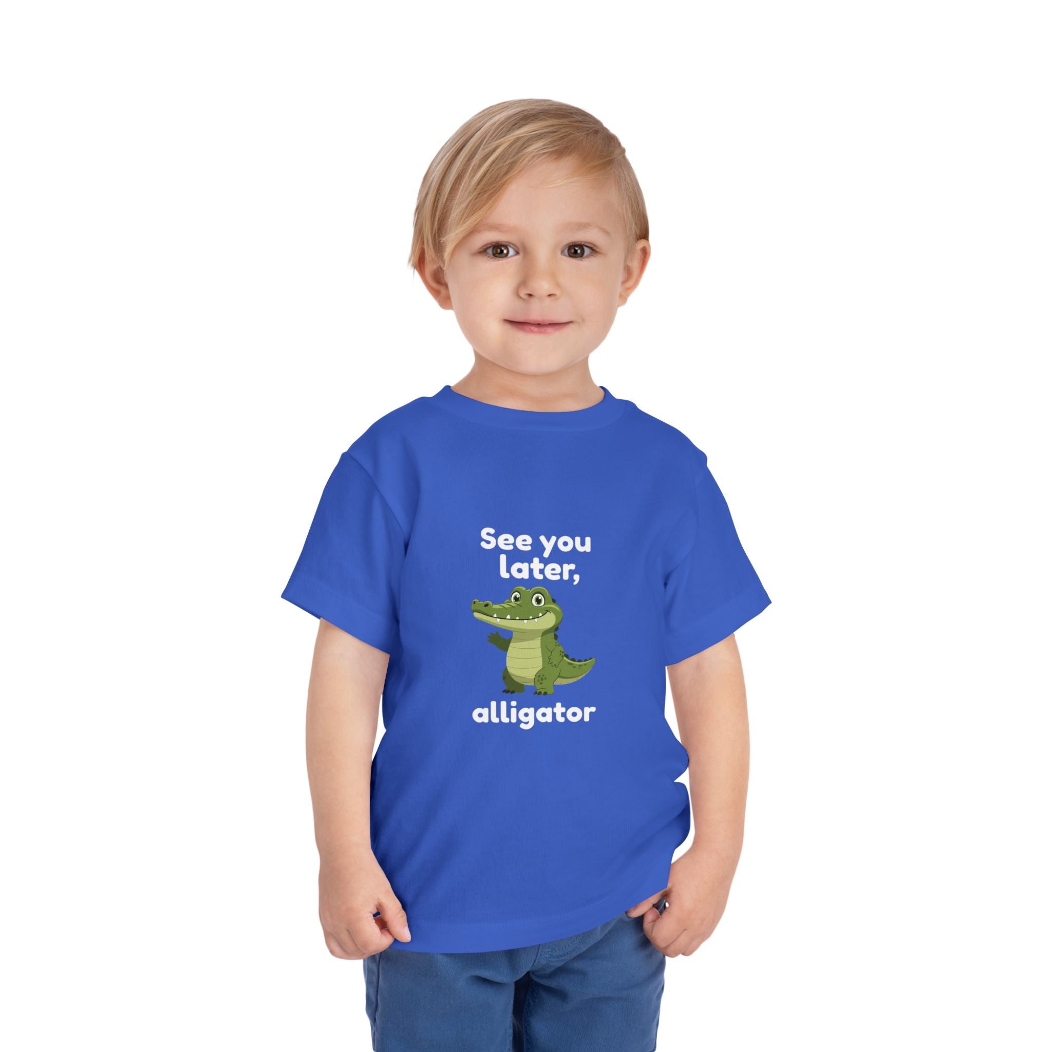 See You Later Alligator Toddler Tee — Cute Cartoon Alligator Kids Shirt