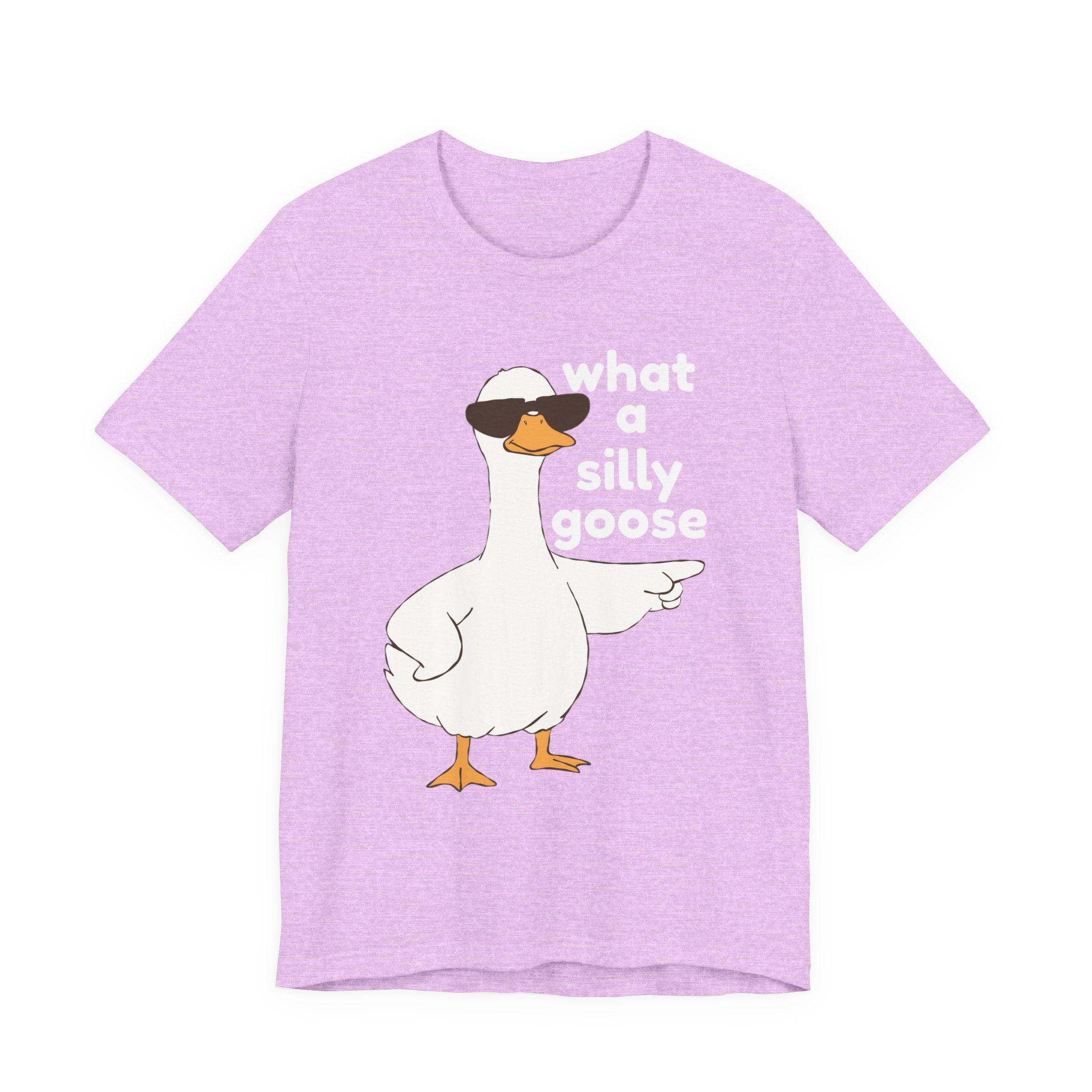 What a Silly Goose T-Shirt — Funny Cartoon Goose Tee for Animal Lovers