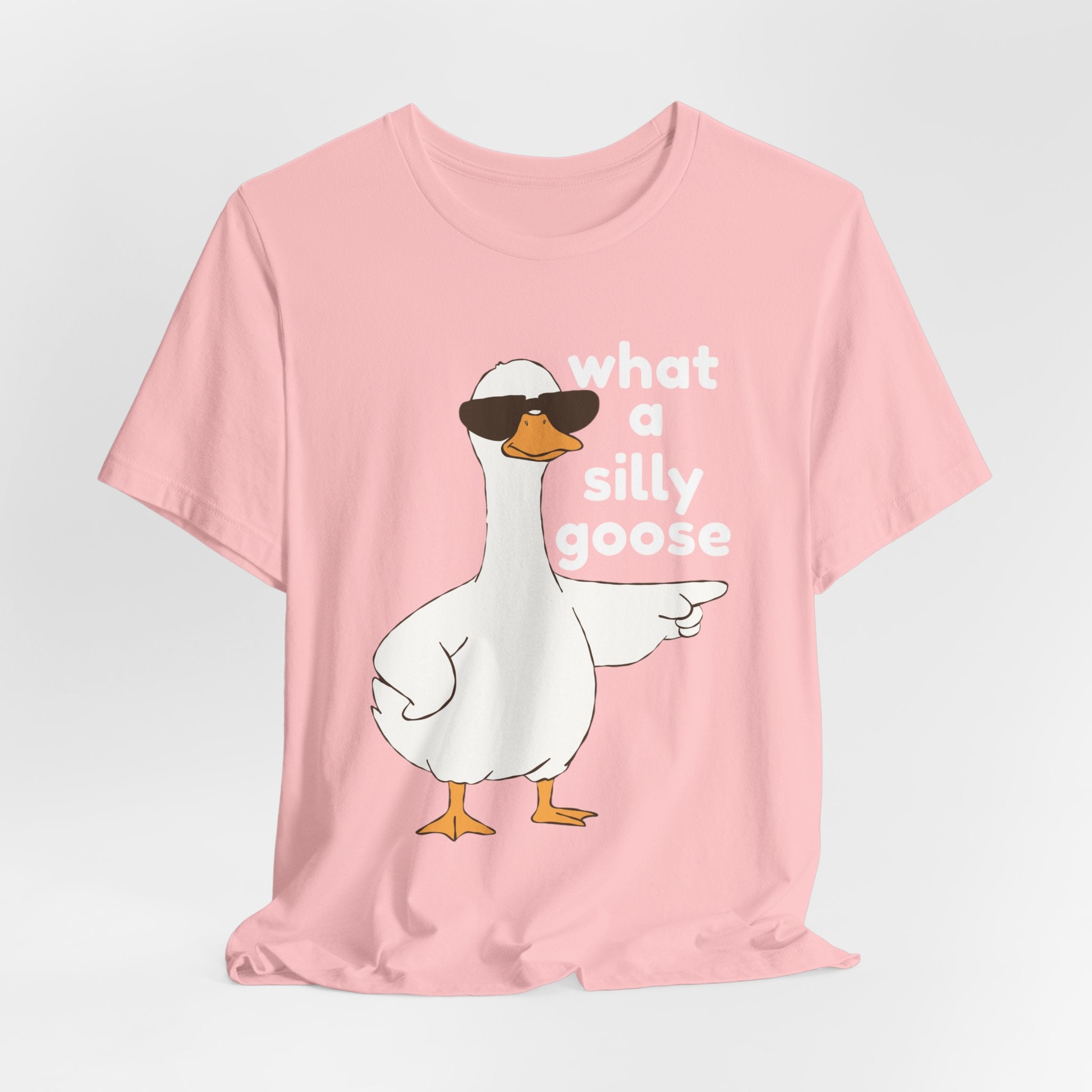 What a Silly Goose T-Shirt — Funny Cartoon Goose Tee for Animal Lovers
