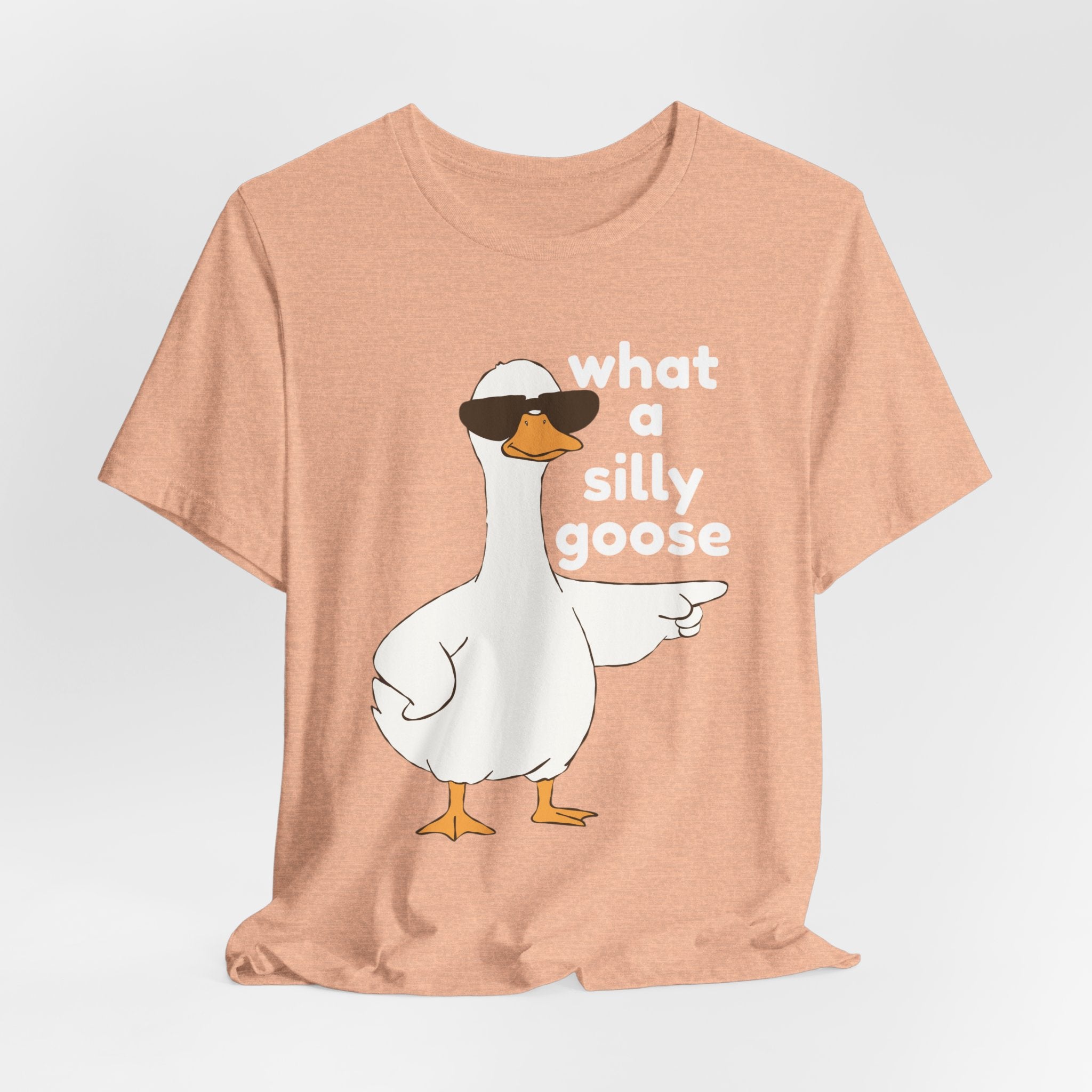 What a Silly Goose T-Shirt — Funny Cartoon Goose Tee for Animal Lovers
