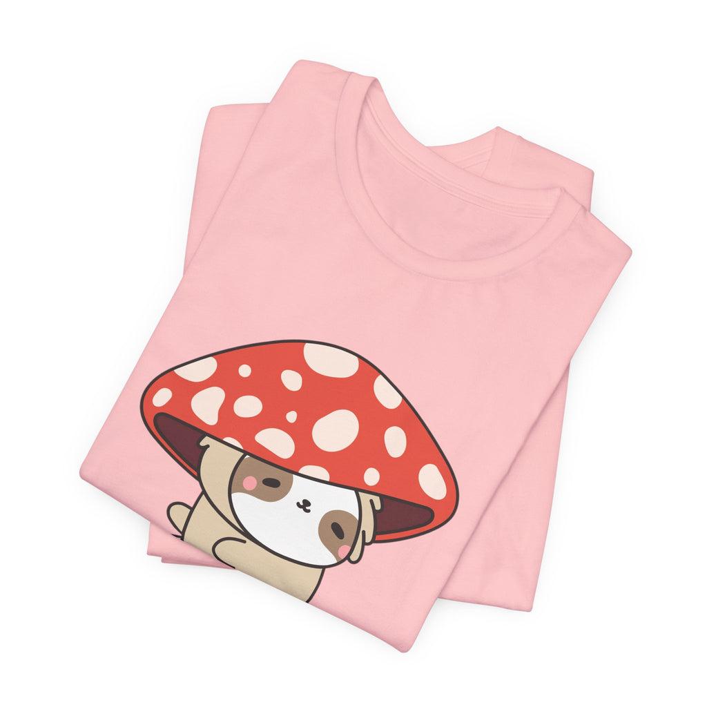 Don't Be Suspicious Mushroom Sloth T-Shirt — Cute Funny Graphic Tee