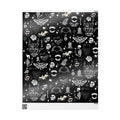 Halloween Black Skull & Spiderweb Wrapping Paper Roll — Spooky Gift Wrap