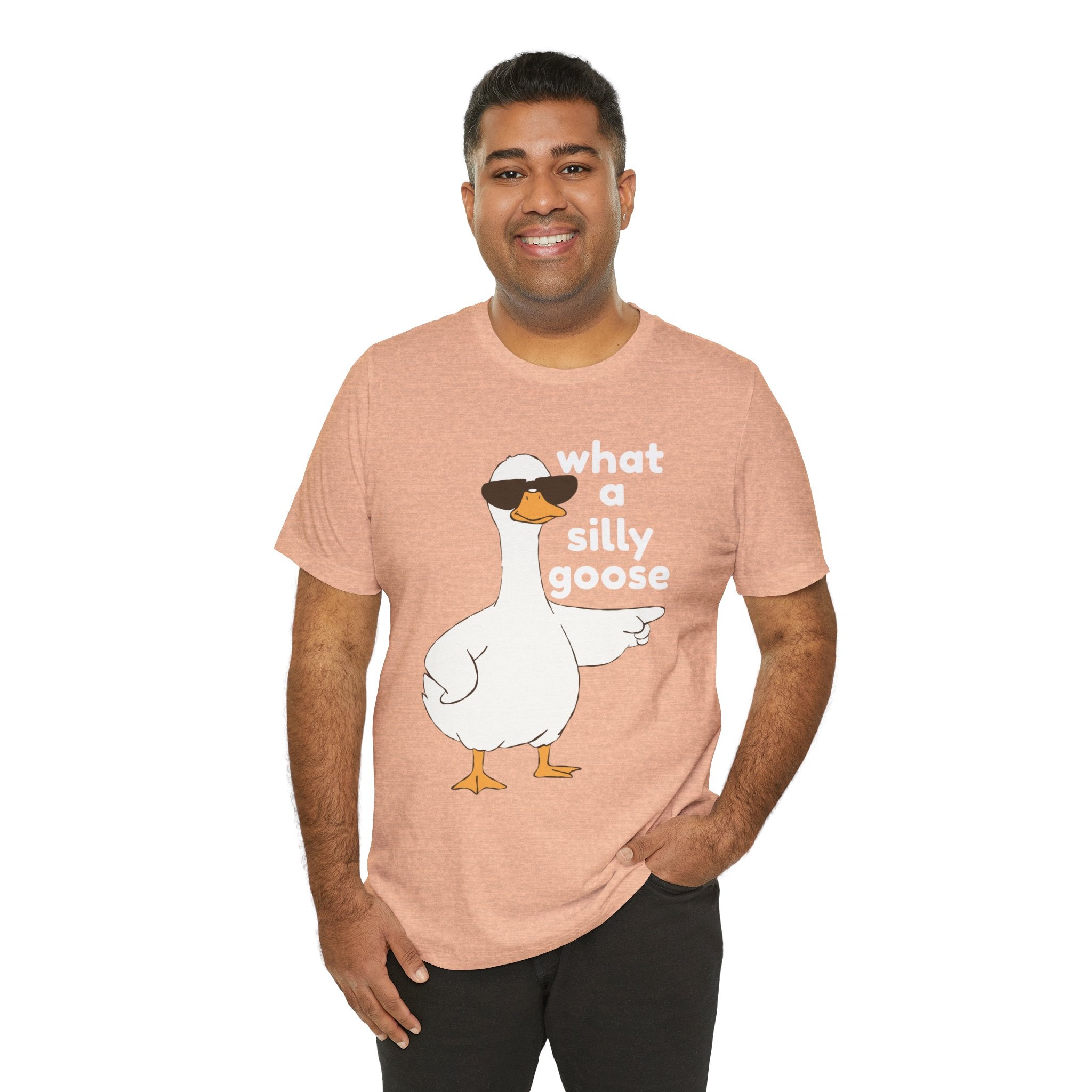 What a Silly Goose T-Shirt — Funny Cartoon Goose Tee for Animal Lovers