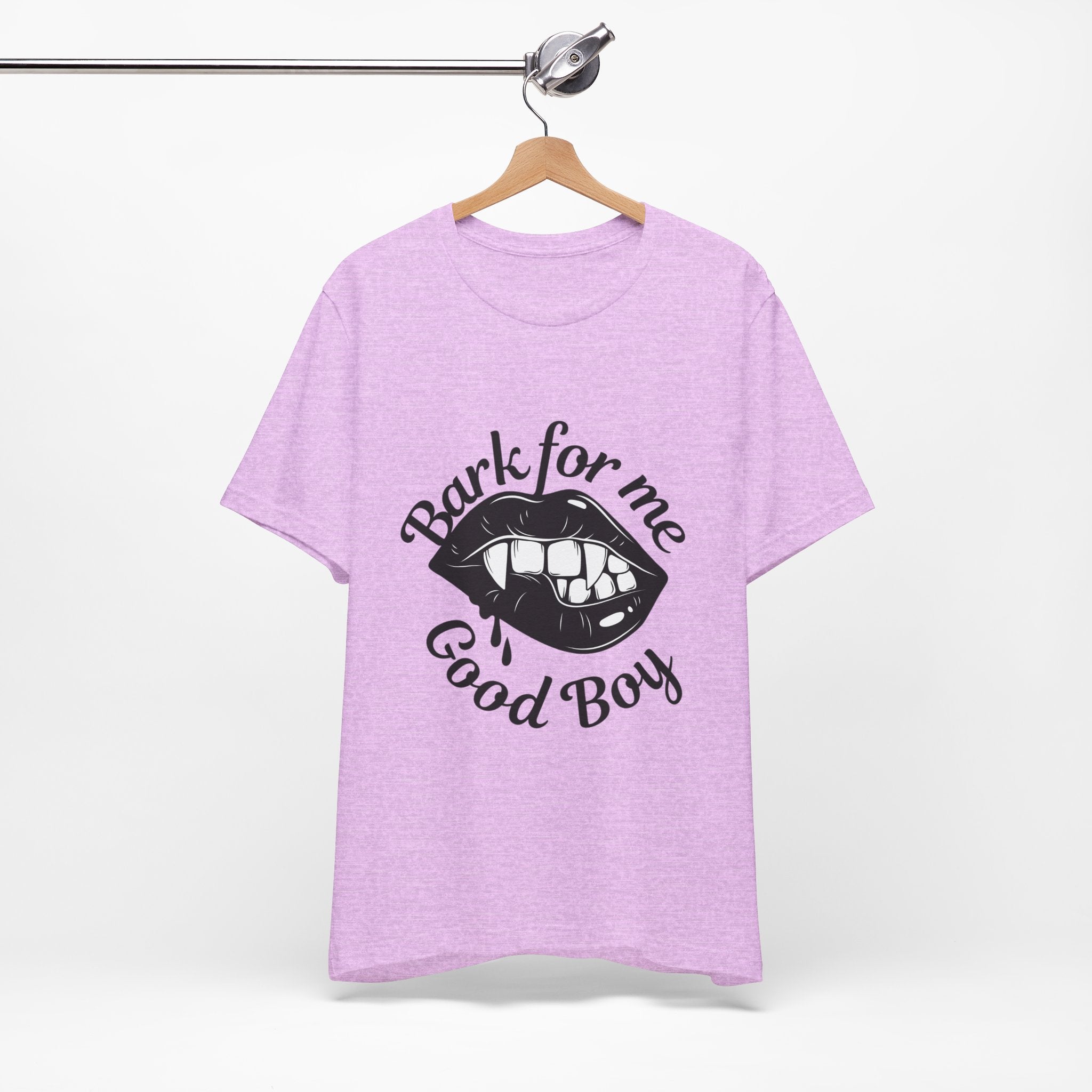Graphic Tee — "Bark For Me Good Boy" Lip & Teeth Design