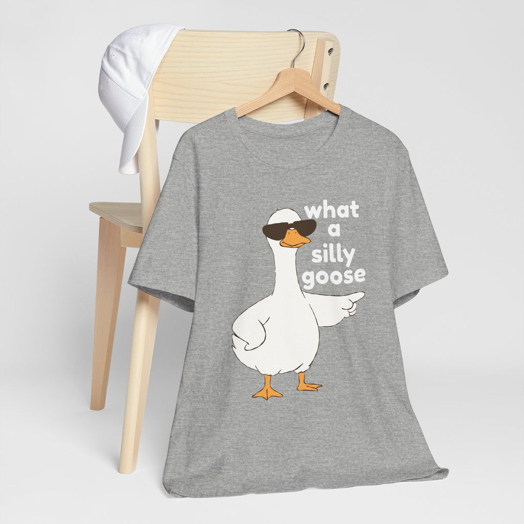 What a Silly Goose T-Shirt — Funny Cartoon Goose Tee for Animal Lovers