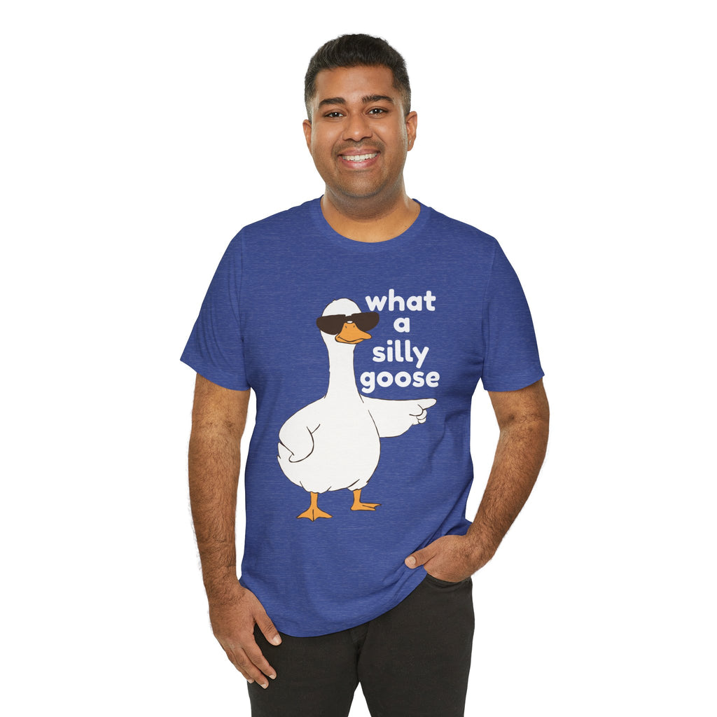 What a Silly Goose T-Shirt — Funny Cartoon Goose Tee for Animal Lovers