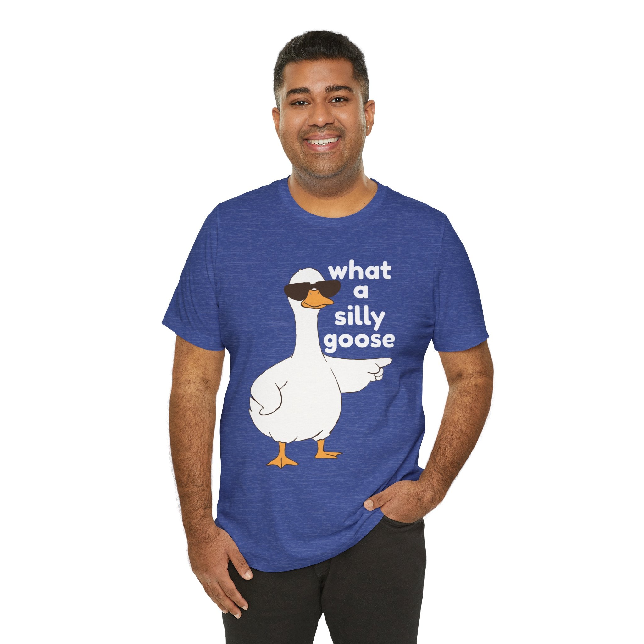 What a Silly Goose T-Shirt — Funny Cartoon Goose Tee for Animal Lovers