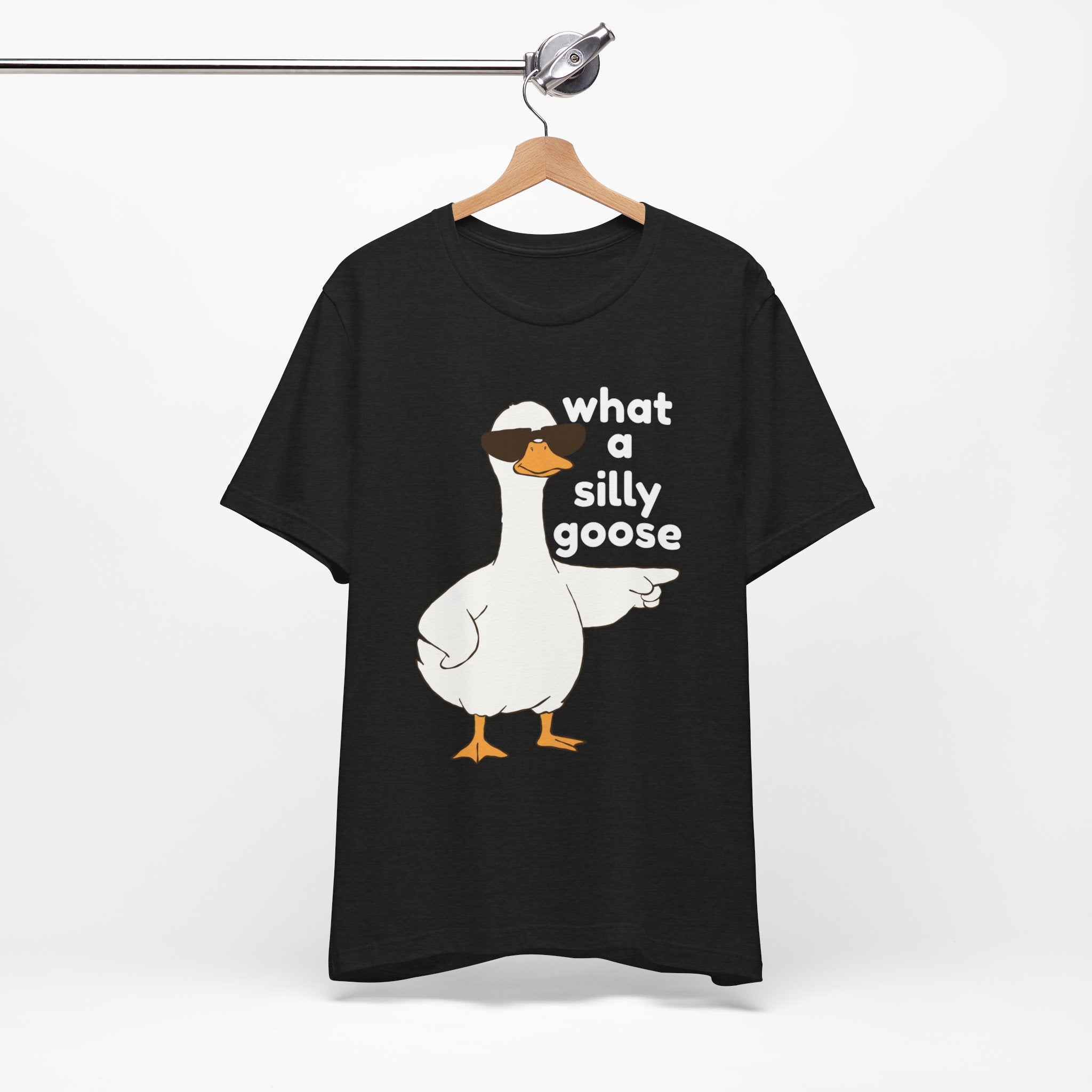 What a Silly Goose T-Shirt — Funny Cartoon Goose Tee for Animal Lovers