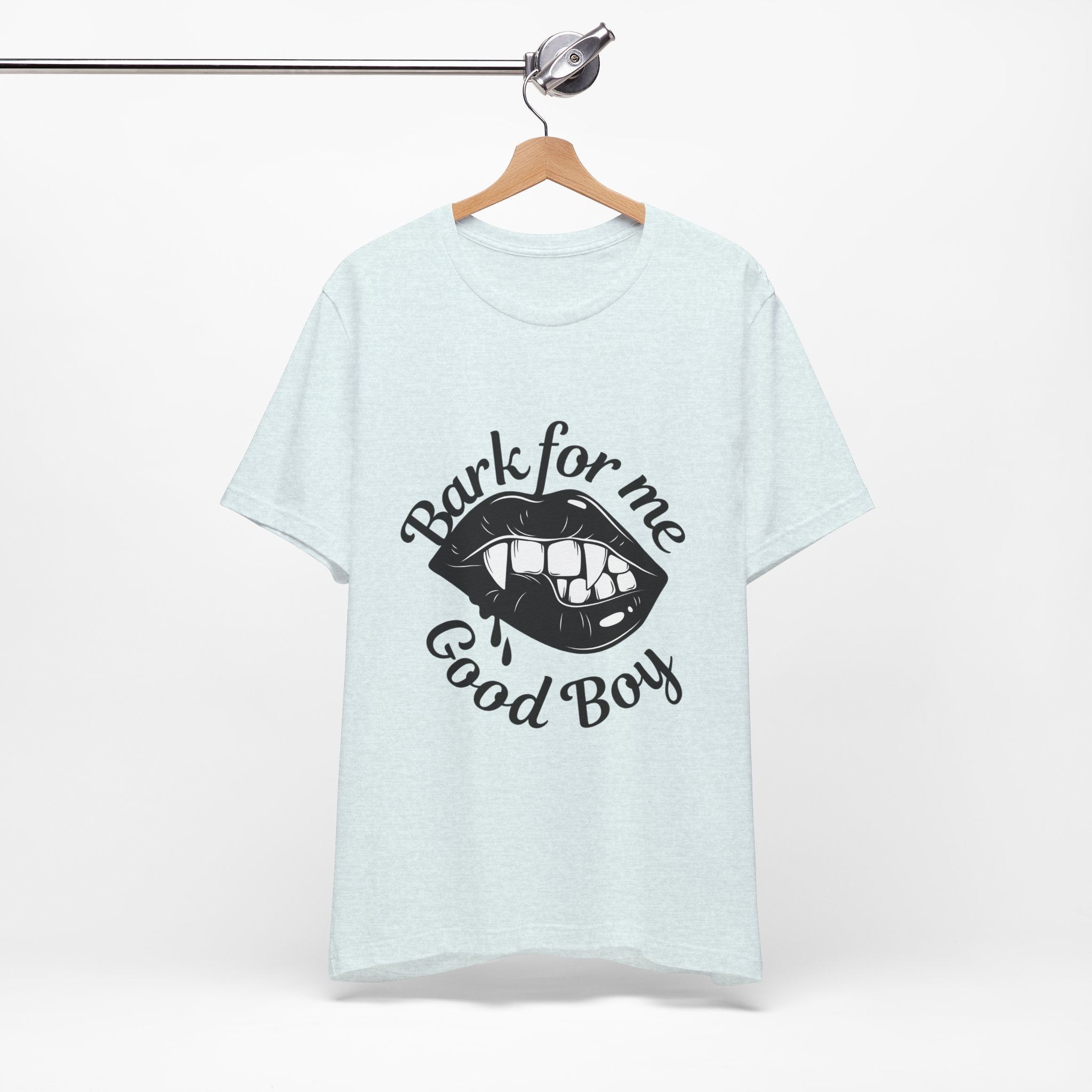 Graphic Tee — "Bark For Me Good Boy" Lip & Teeth Design