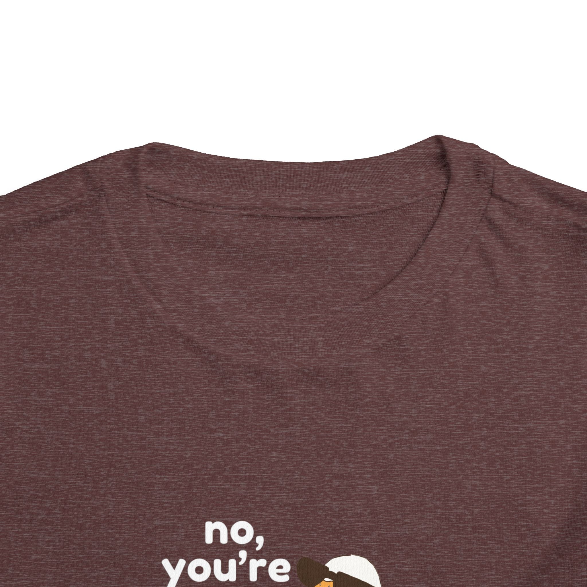 Toddler Tee – "No, You're a Silly Goose" Cute Cartoon Goose Shirt