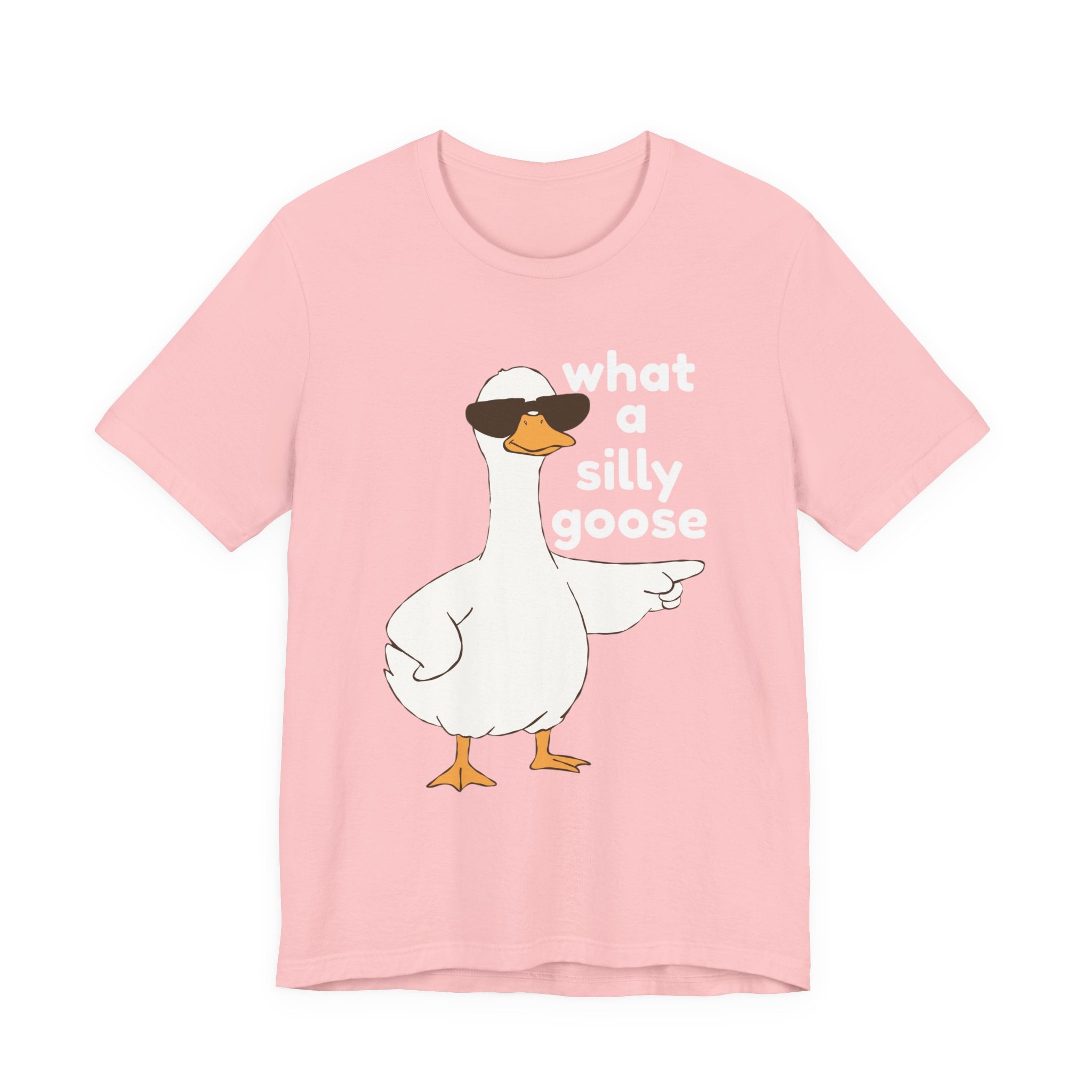 What a Silly Goose T-Shirt — Funny Cartoon Goose Tee for Animal Lovers