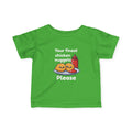 Infant Tee — "Your Finest Chicken Nuggets Please" Cute Kawaii Baby Shirt