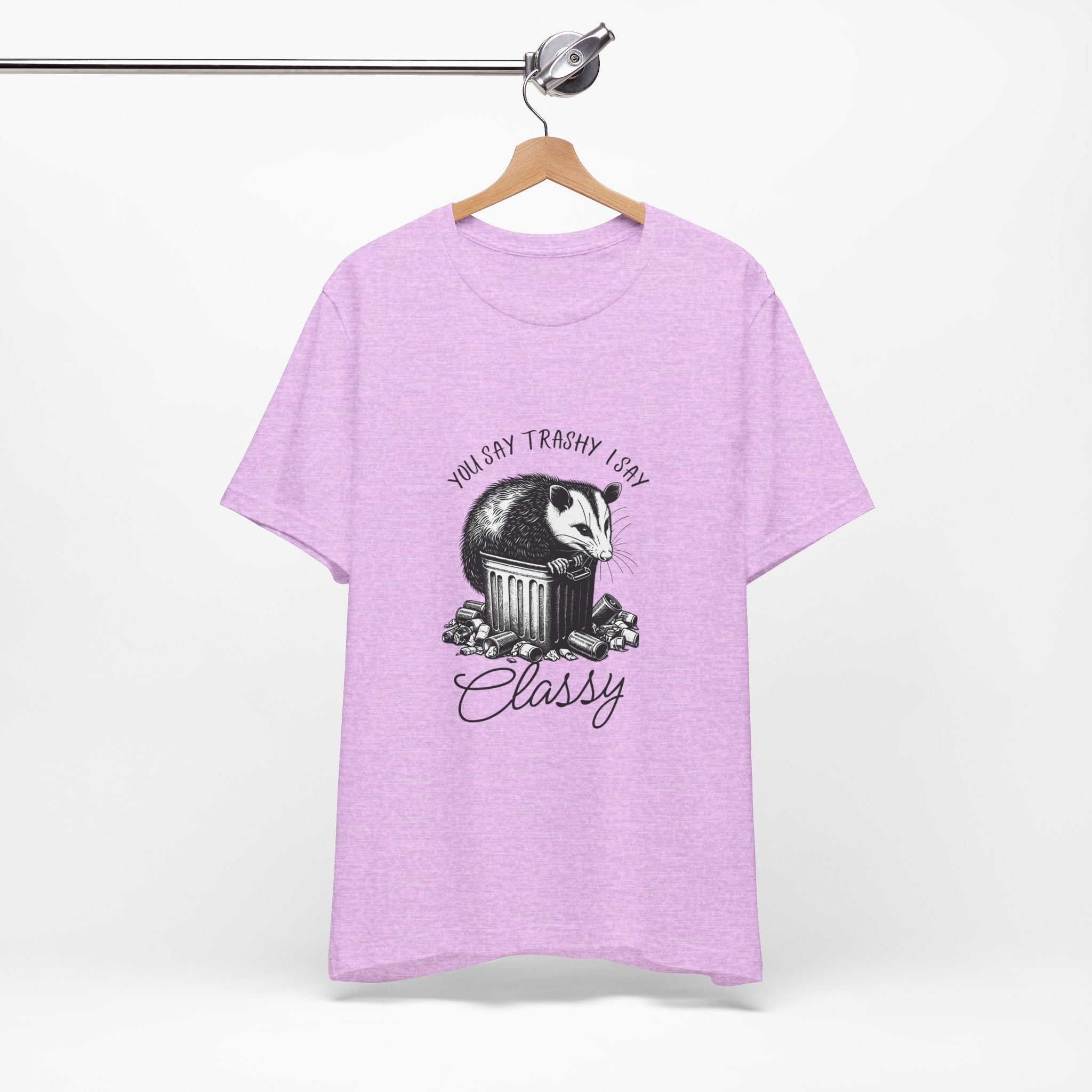 T‑Shirt — “You Say Trashy I Say Classy” Opossum Vintage Graphic Tee
