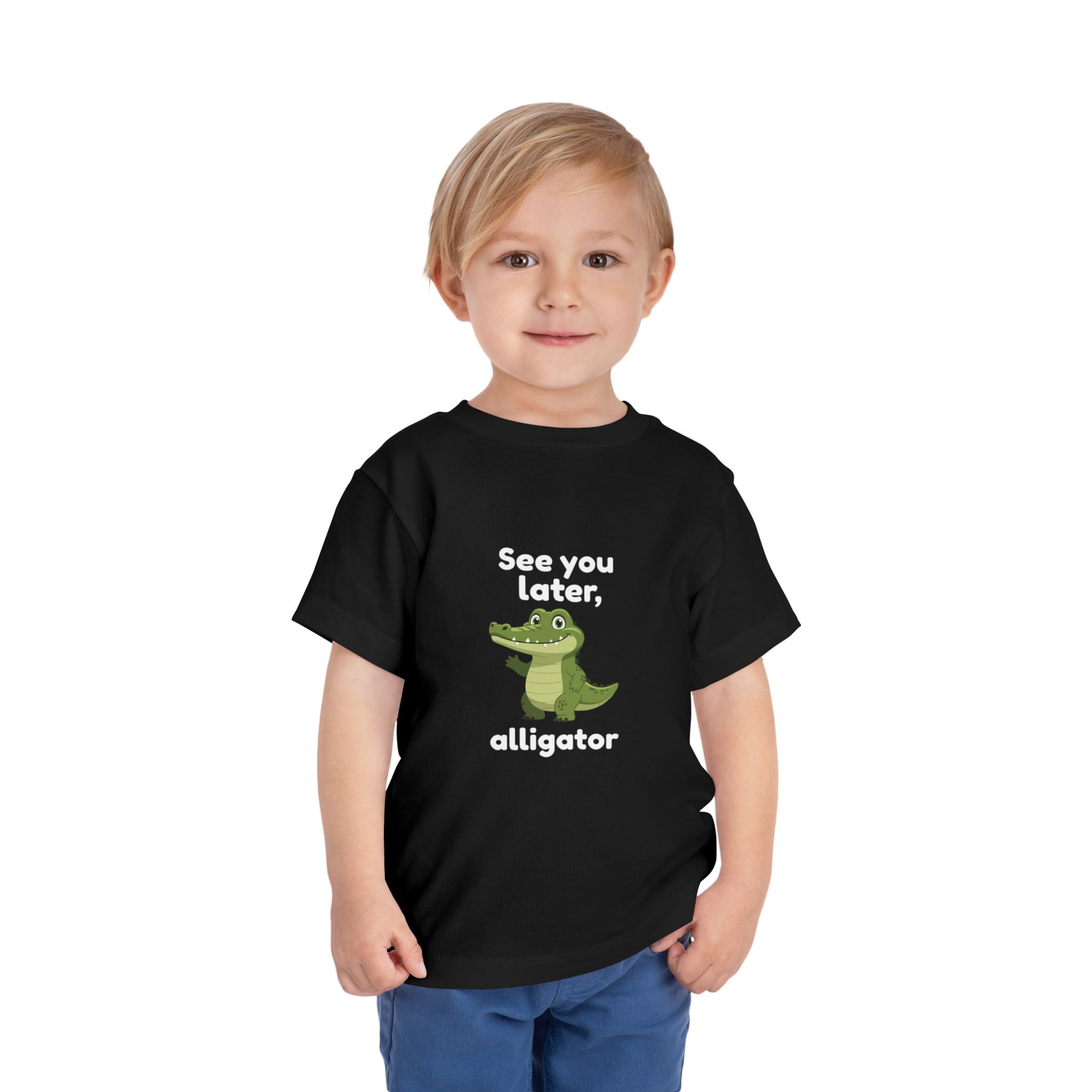 See You Later Alligator Toddler Tee — Cute Cartoon Alligator Kids Shirt
