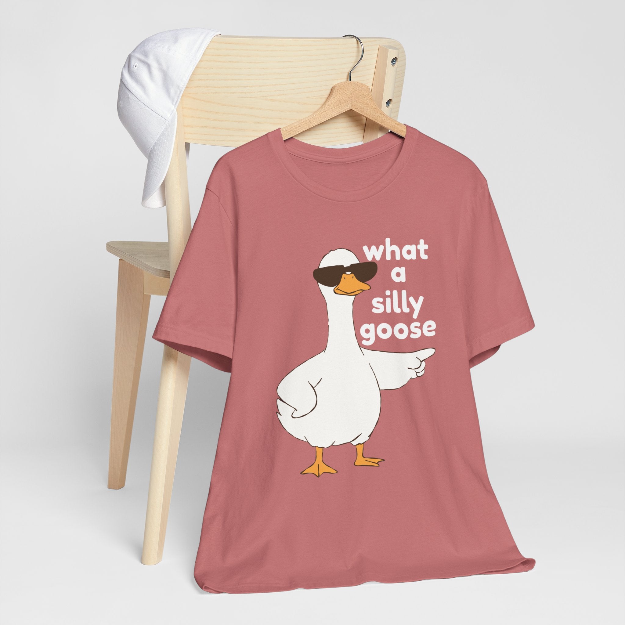 What a Silly Goose T-Shirt — Funny Cartoon Goose Tee for Animal Lovers