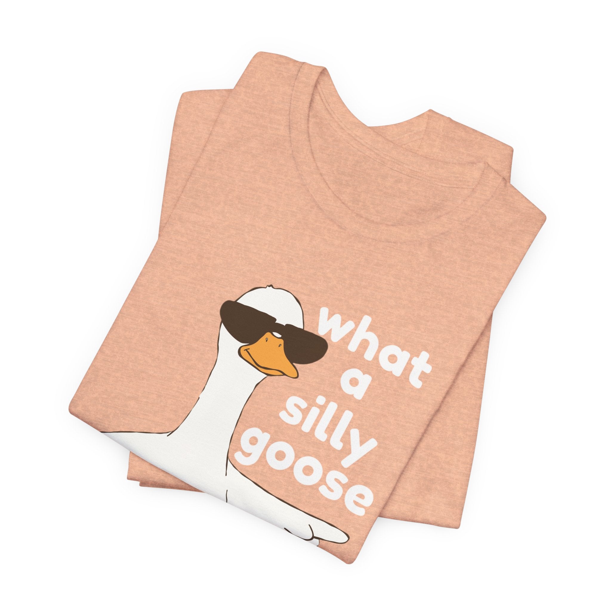 What a Silly Goose T-Shirt — Funny Cartoon Goose Tee for Animal Lovers