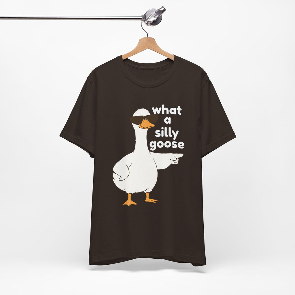 What a Silly Goose T-Shirt — Funny Cartoon Goose Tee for Animal Lovers