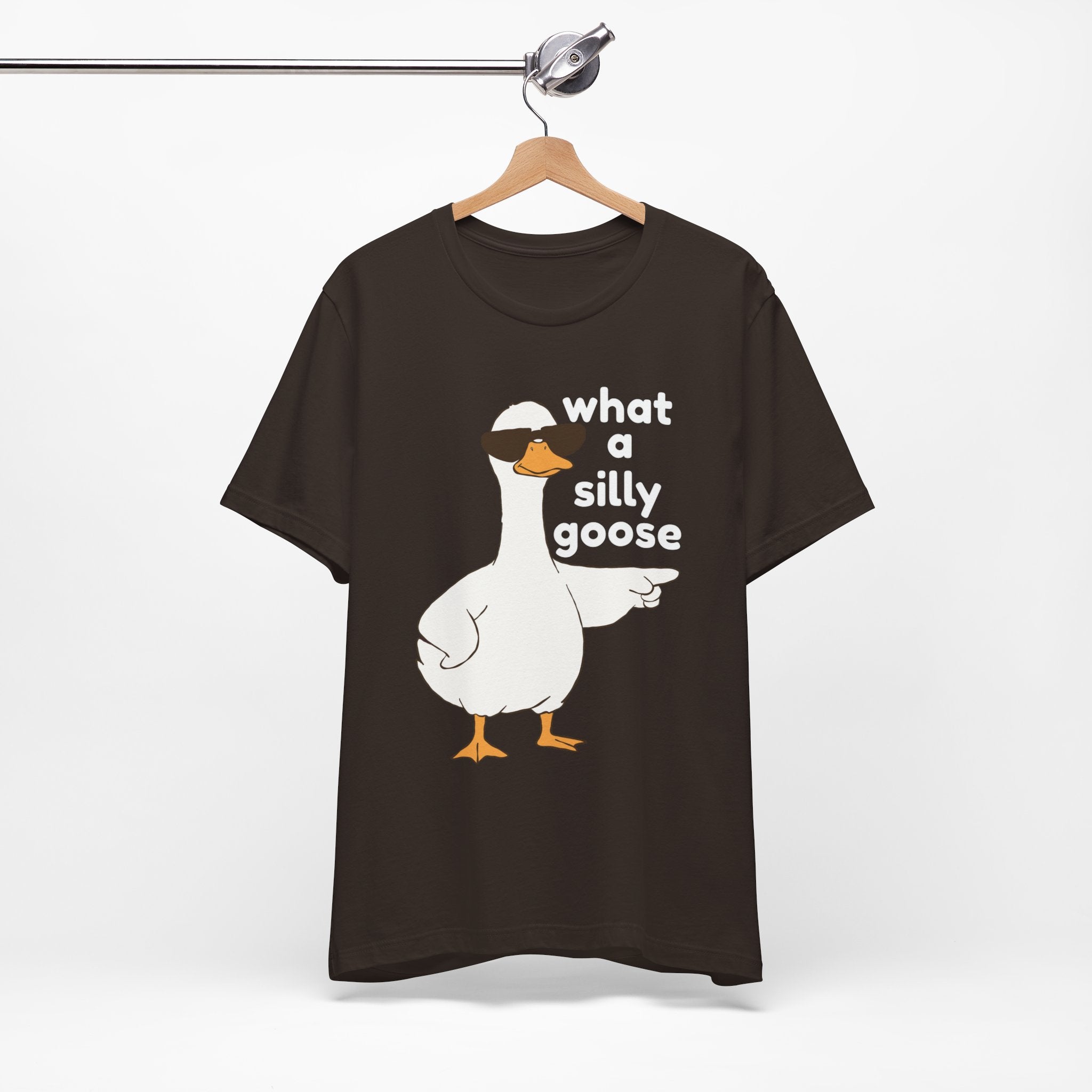 What a Silly Goose T-Shirt — Funny Cartoon Goose Tee for Animal Lovers