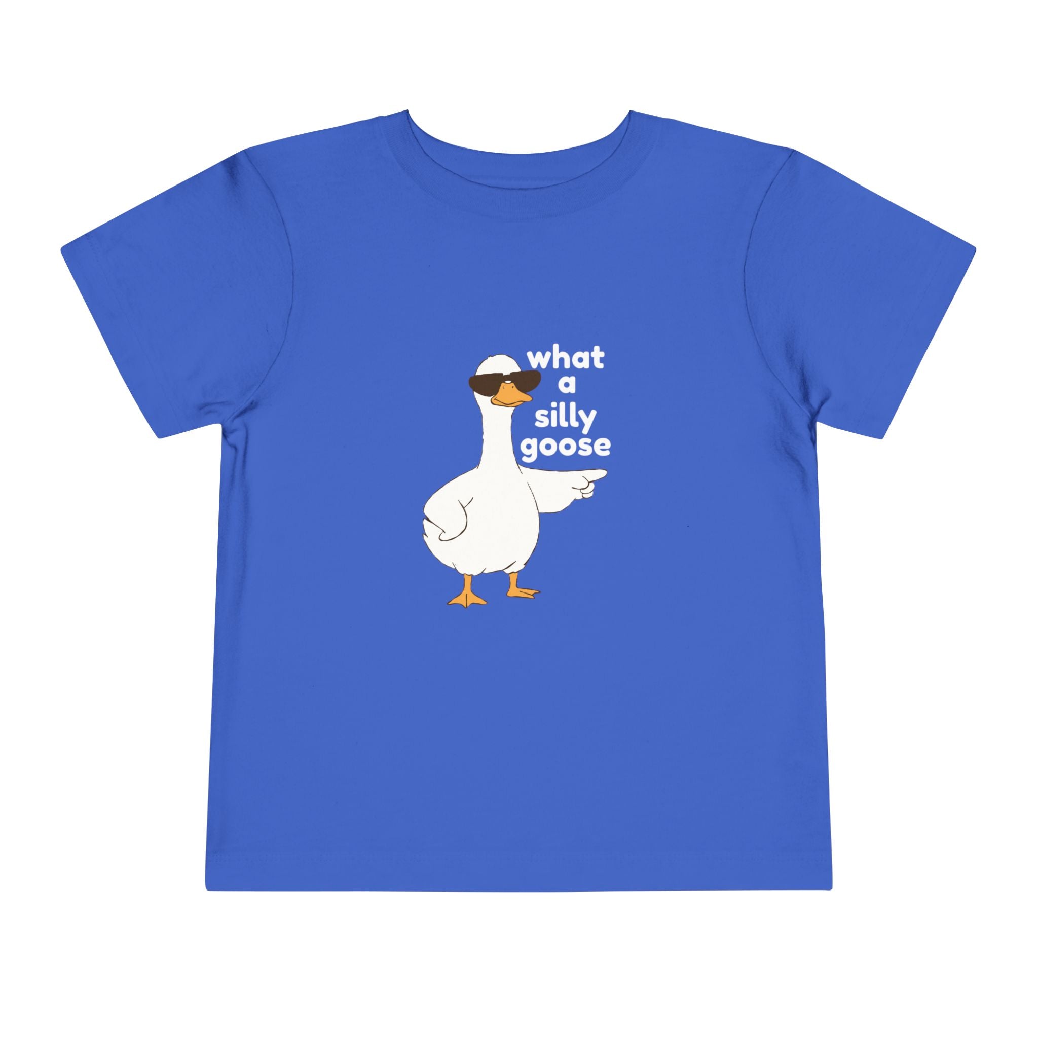 Toddler Tee — 'What a Silly Goose' Cute Goose Graphic Tee for Kids