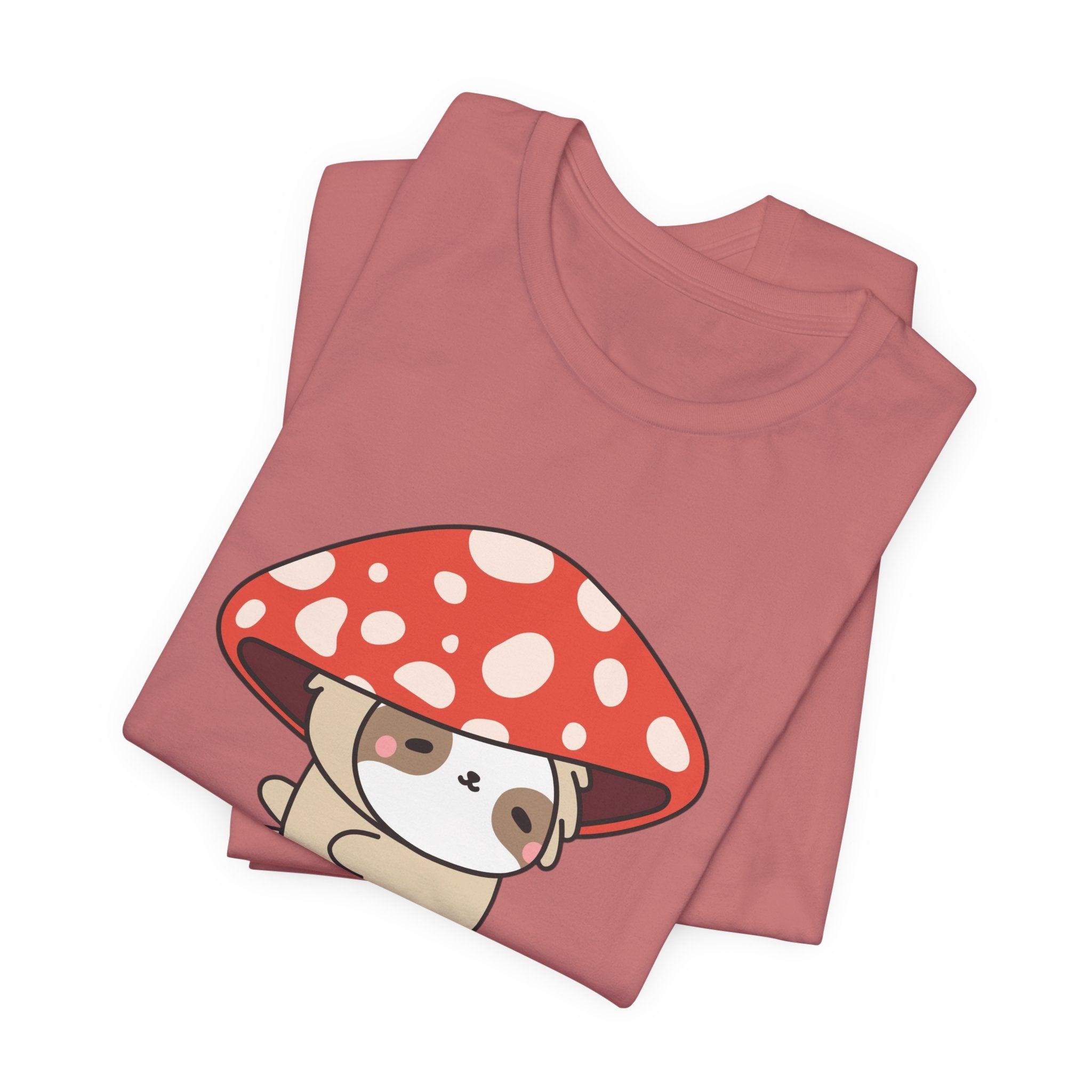 Don't Be Suspicious Mushroom Sloth T-Shirt — Cute Funny Graphic Tee