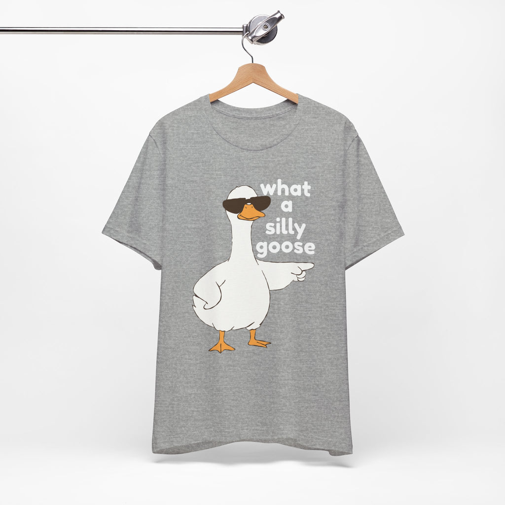 What a Silly Goose T-Shirt — Funny Cartoon Goose Tee for Animal Lovers