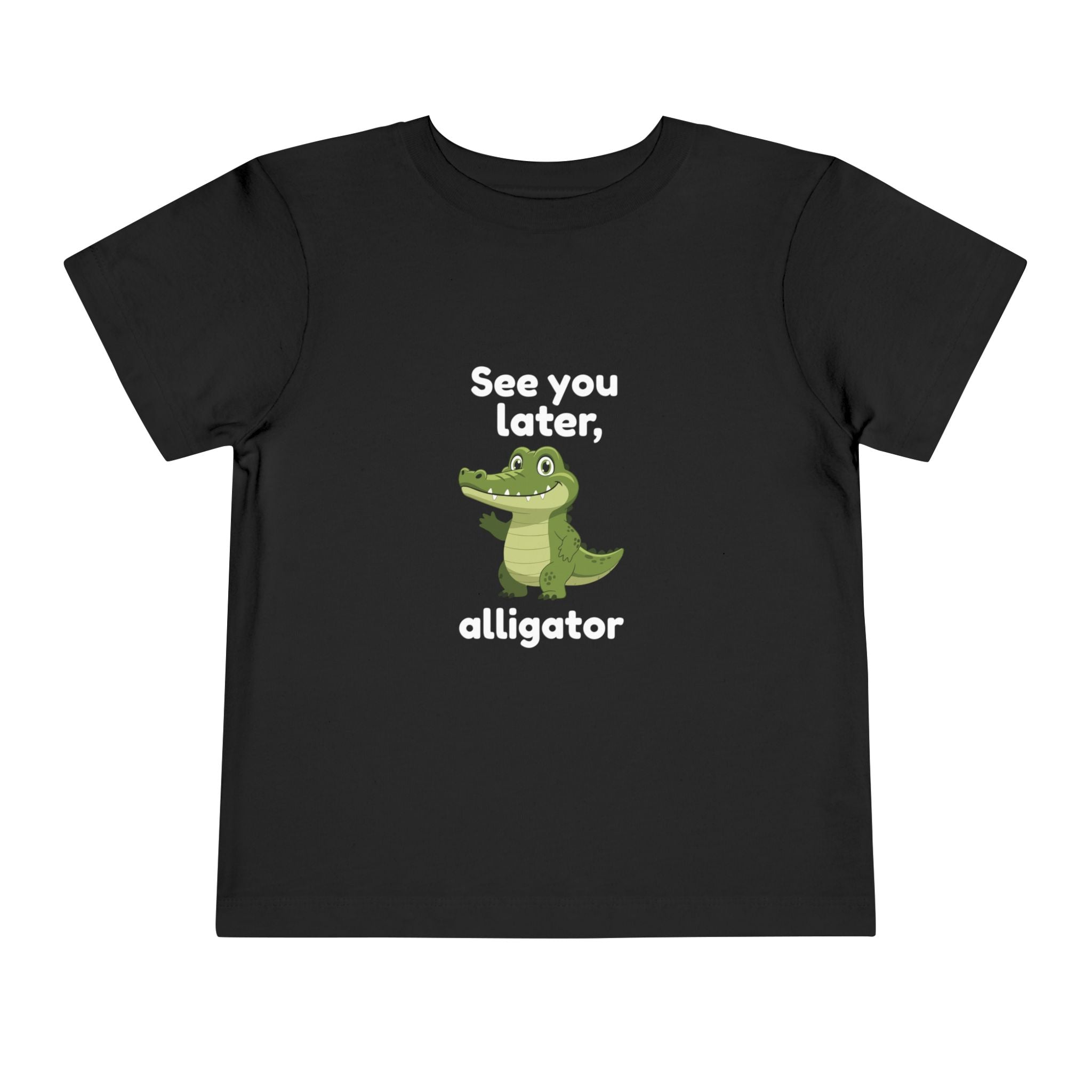 See You Later Alligator Toddler Tee — Cute Cartoon Alligator Kids Shirt