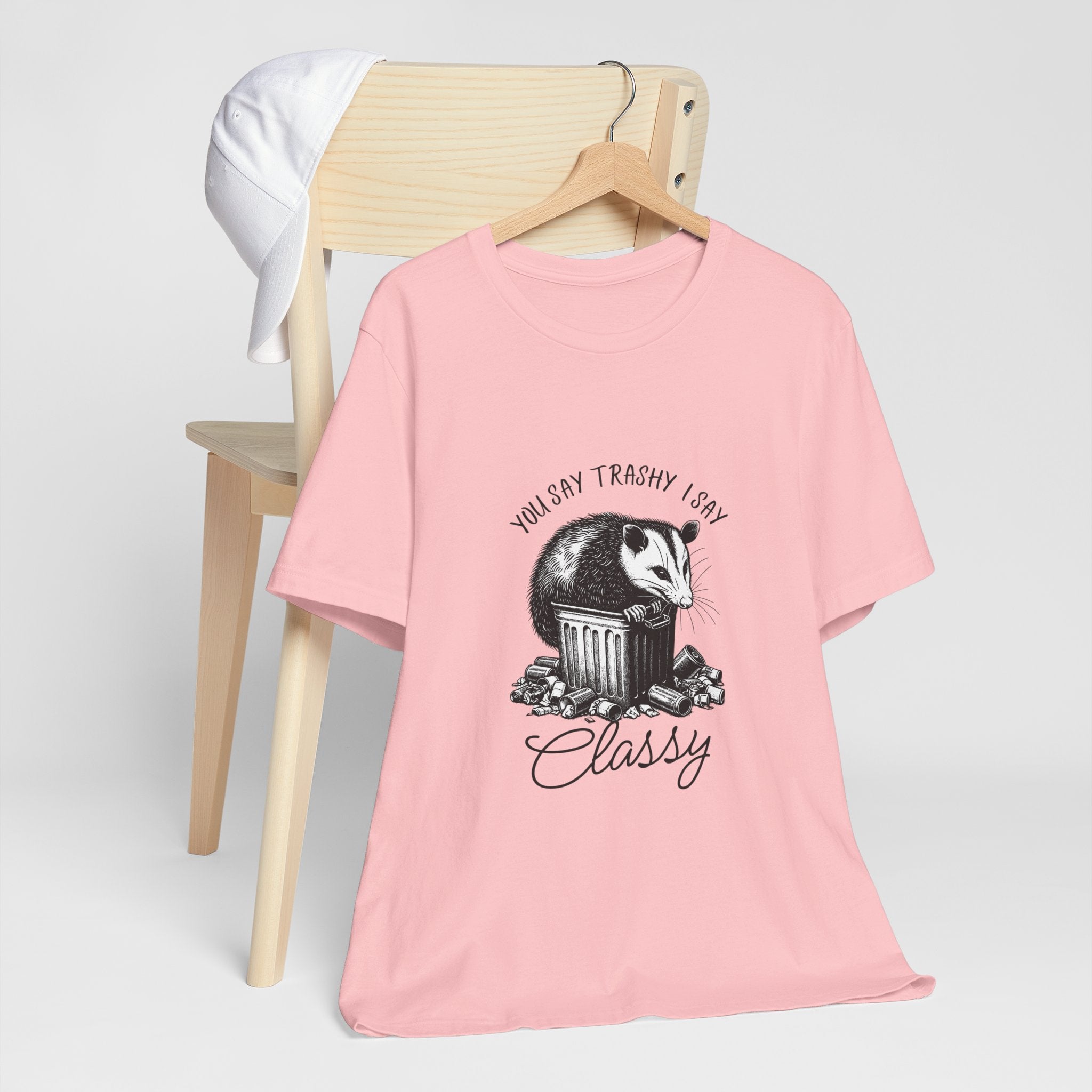 T‑Shirt — “You Say Trashy I Say Classy” Opossum Vintage Graphic Tee