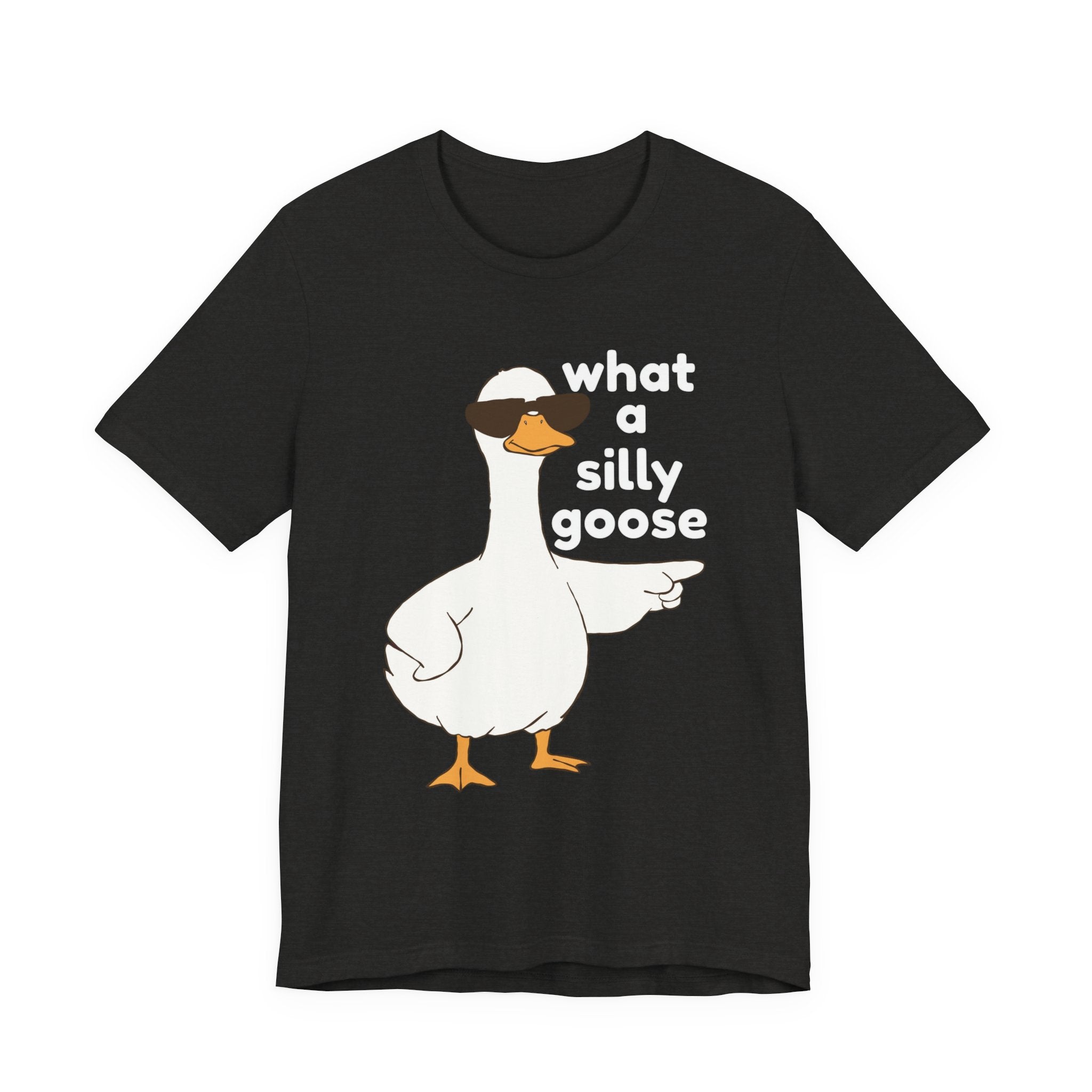 What a Silly Goose T-Shirt — Funny Cartoon Goose Tee for Animal Lovers
