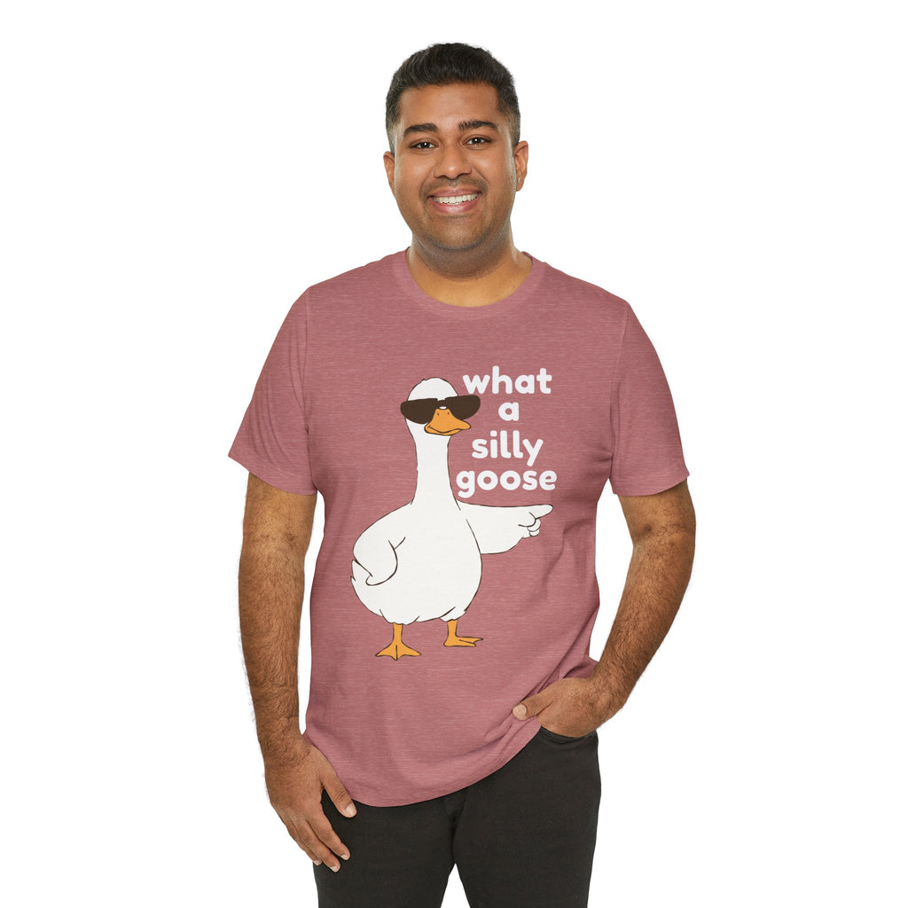 What a Silly Goose T-Shirt — Funny Cartoon Goose Tee for Animal Lovers