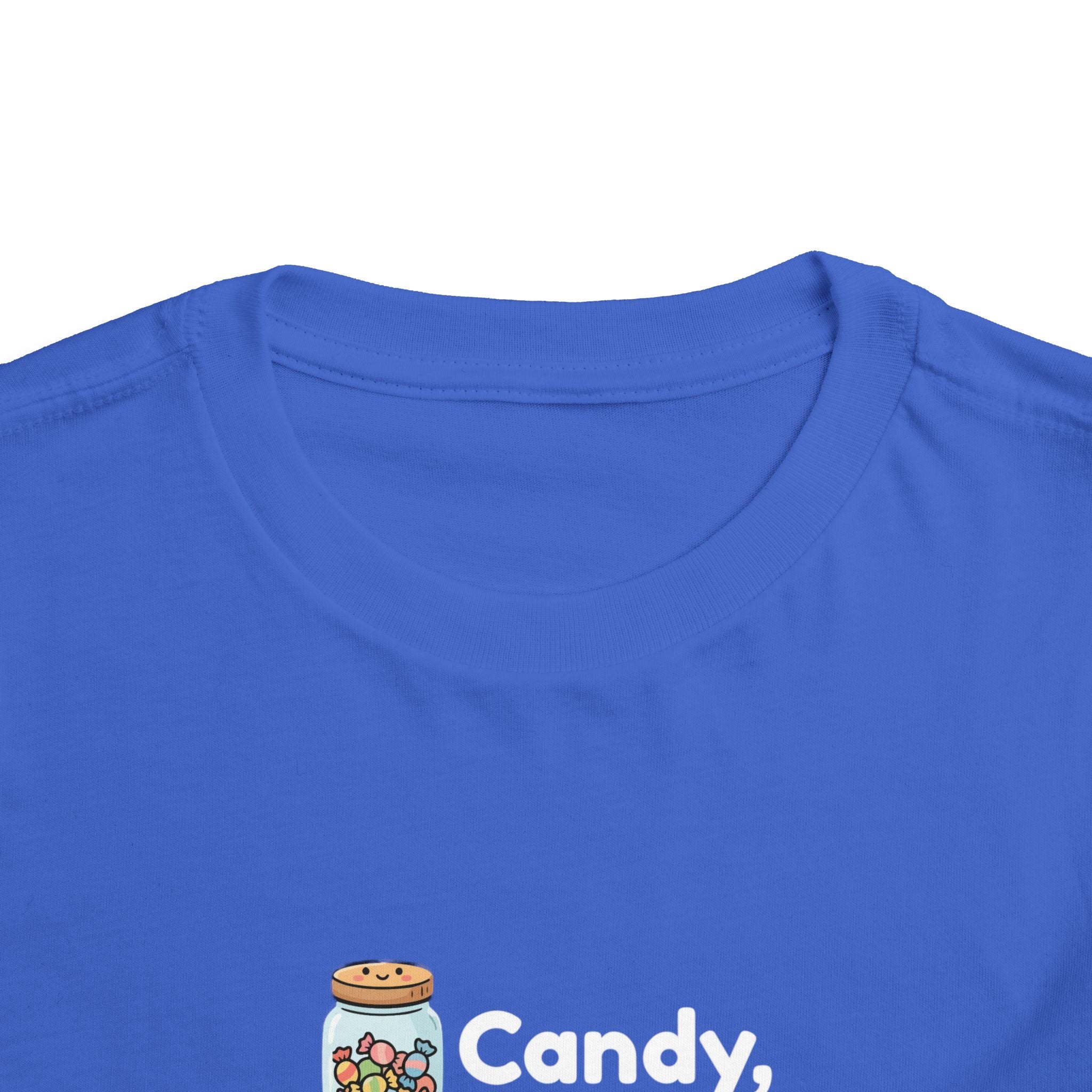 Toddler Tee — "Candy, Candy Canes, Candy Corn & Syrup" Holiday Candy Kids Shirt