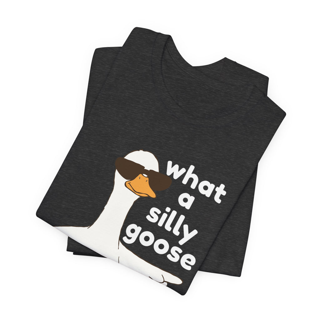 What a Silly Goose T-Shirt — Funny Cartoon Goose Tee for Animal Lovers