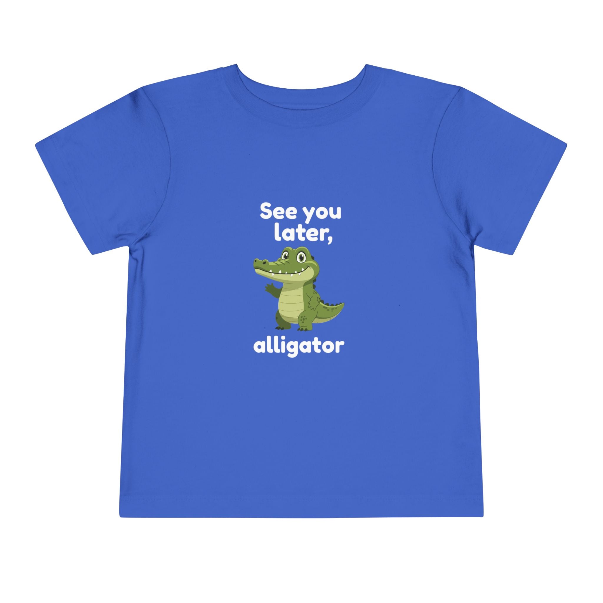 See You Later Alligator Toddler Tee — Cute Cartoon Alligator Kids Shirt
