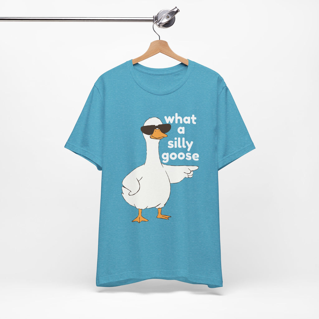 What a Silly Goose T-Shirt — Funny Cartoon Goose Tee for Animal Lovers