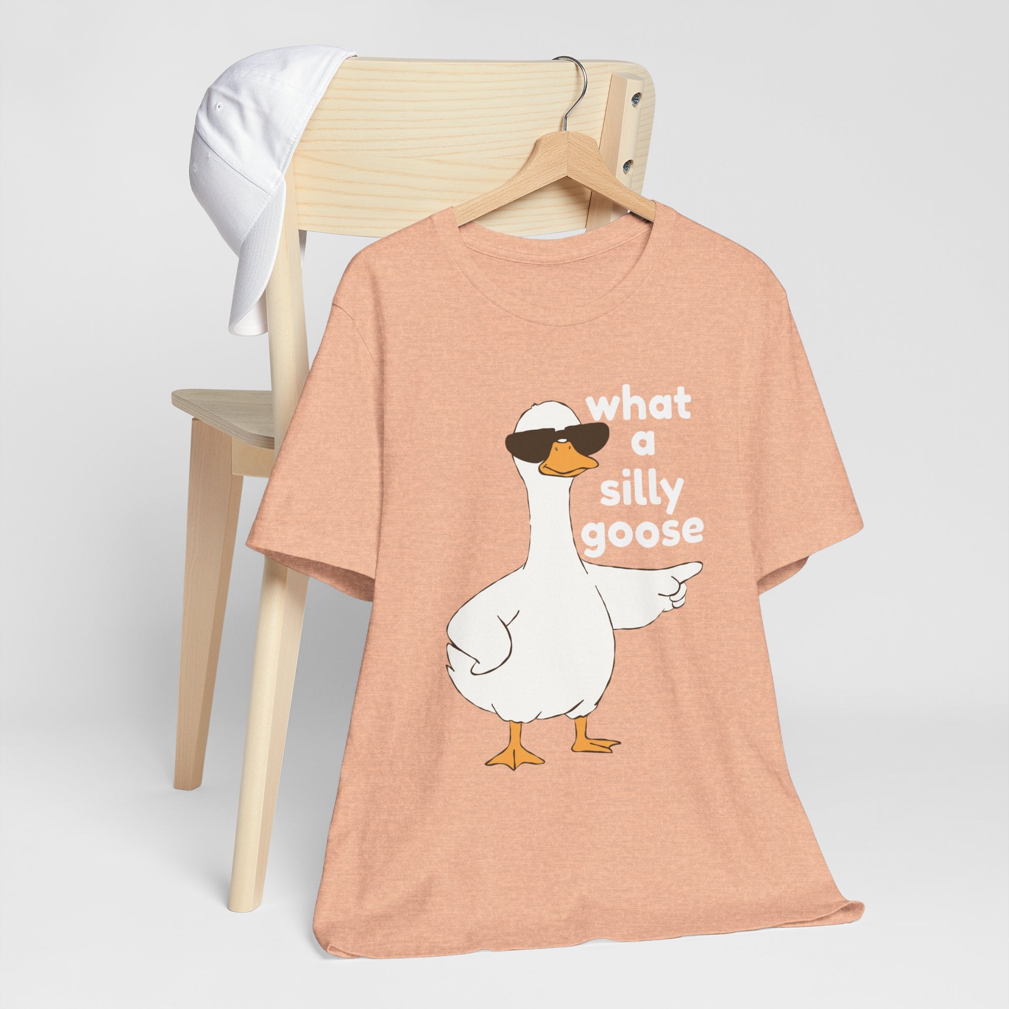 What a Silly Goose T-Shirt — Funny Cartoon Goose Tee for Animal Lovers