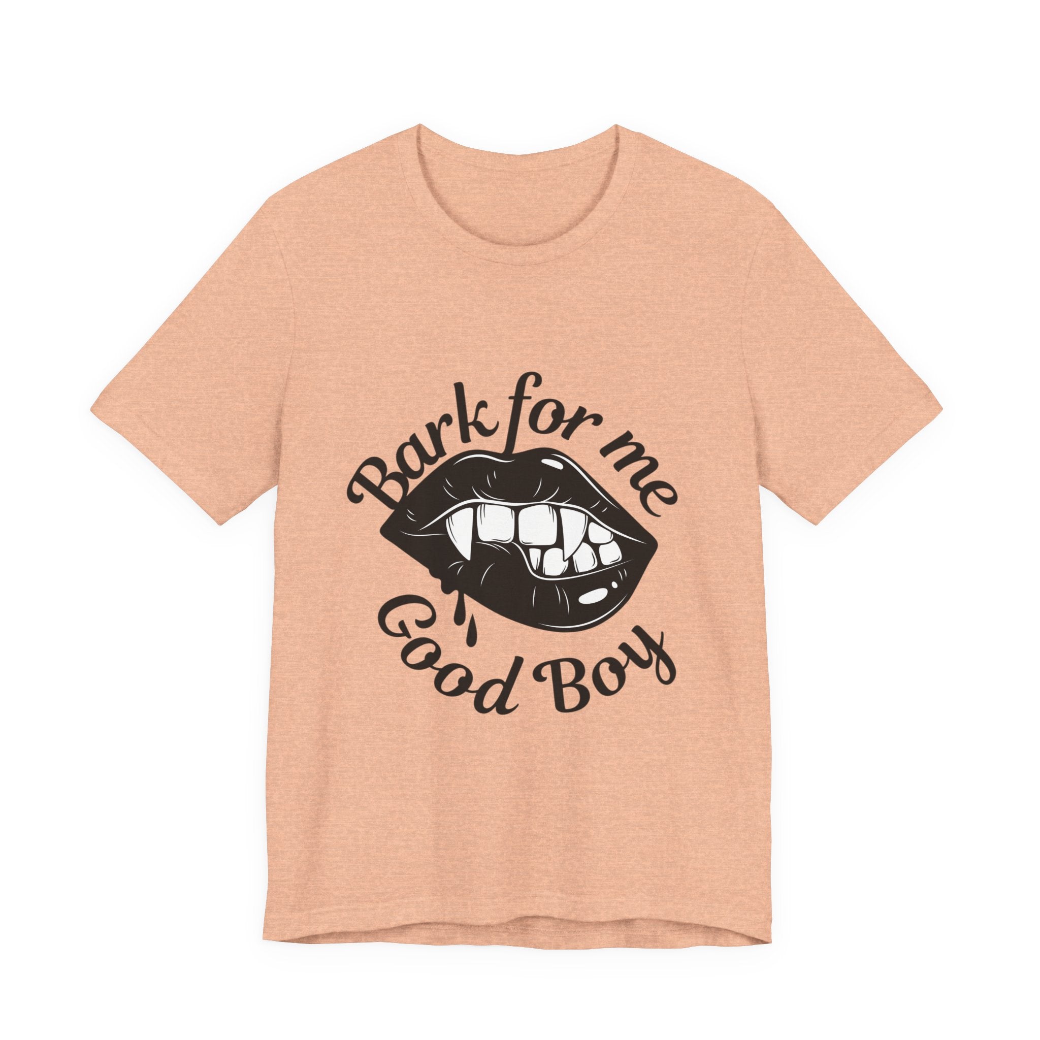 Graphic Tee — "Bark For Me Good Boy" Lip & Teeth Design