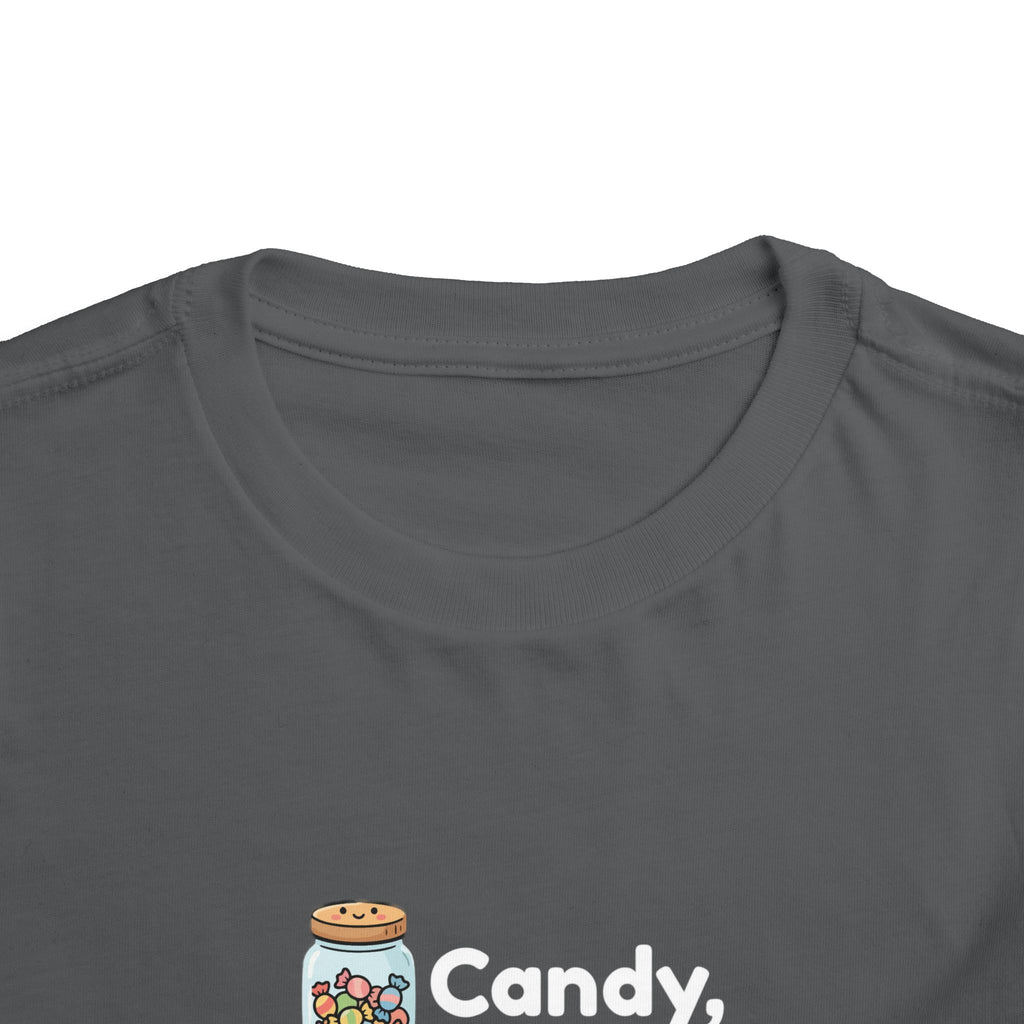 Toddler Tee — "Candy, Candy Canes, Candy Corn & Syrup" Holiday Candy Kids Shirt