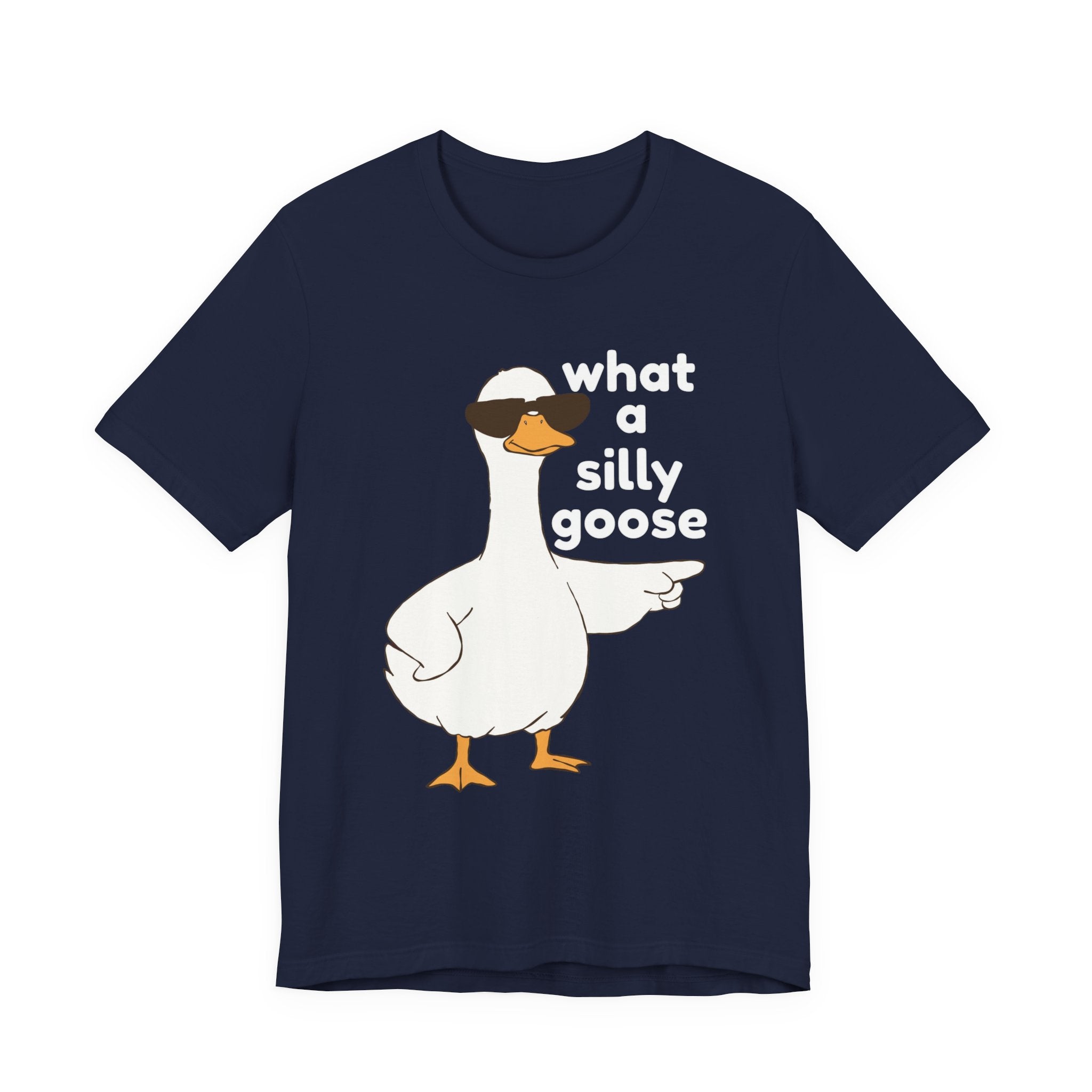 What a Silly Goose T-Shirt — Funny Cartoon Goose Tee for Animal Lovers