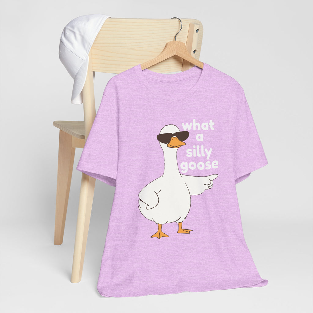 What a Silly Goose T-Shirt — Funny Cartoon Goose Tee for Animal Lovers
