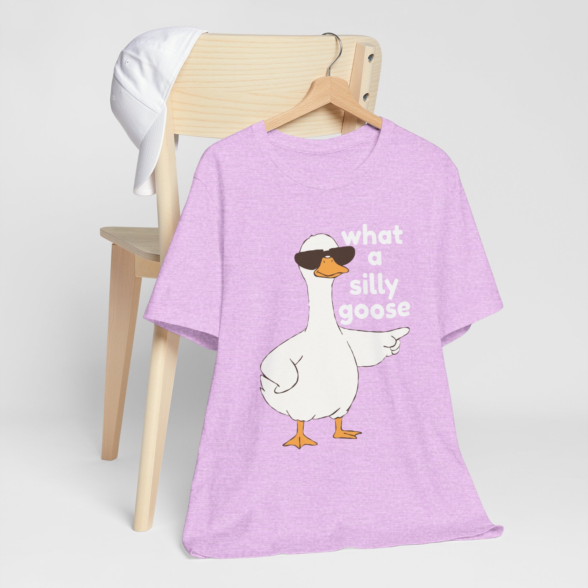 What a Silly Goose T-Shirt — Funny Cartoon Goose Tee for Animal Lovers
